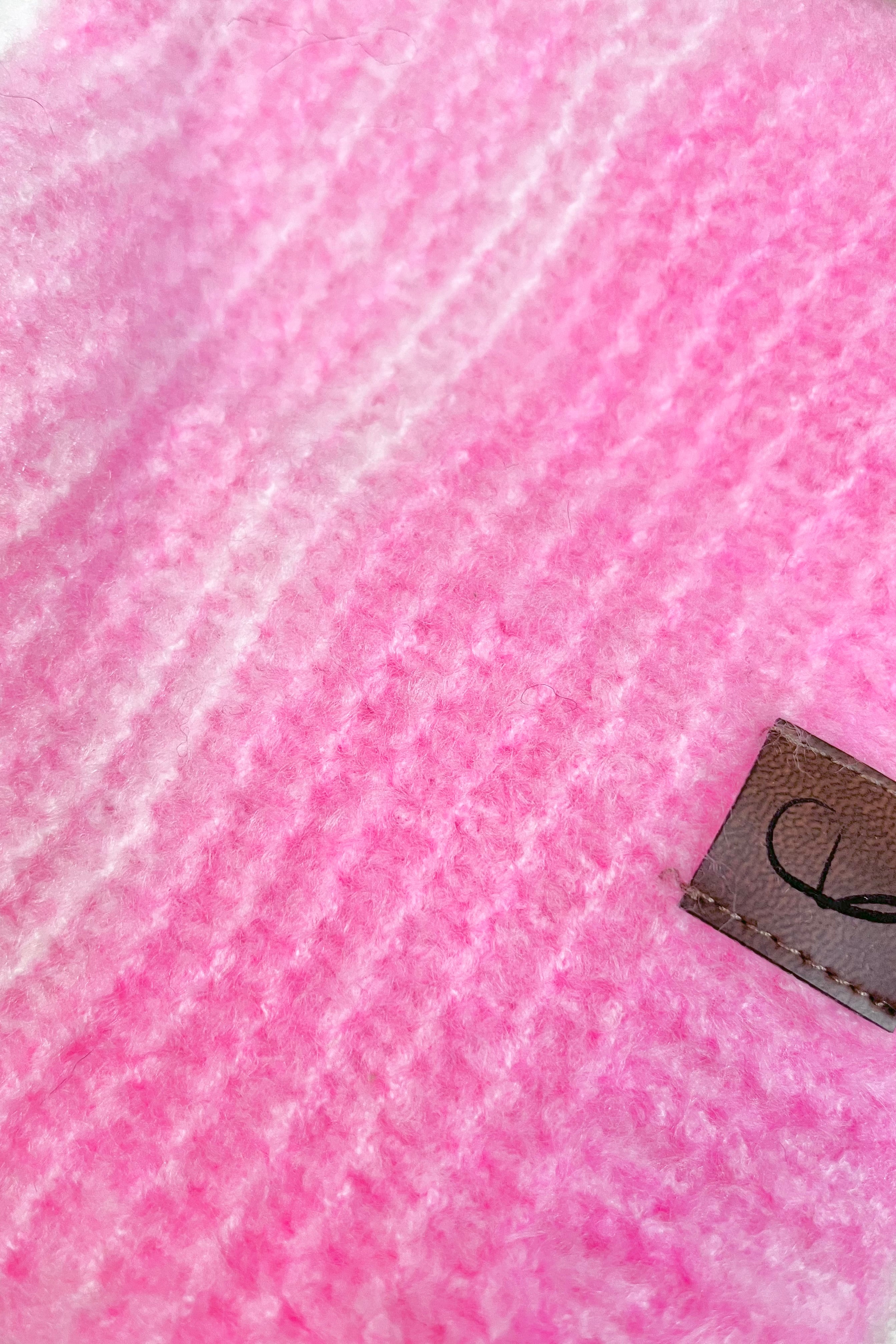 Bommelmütze mit Farbverlauf, candy pink/creme