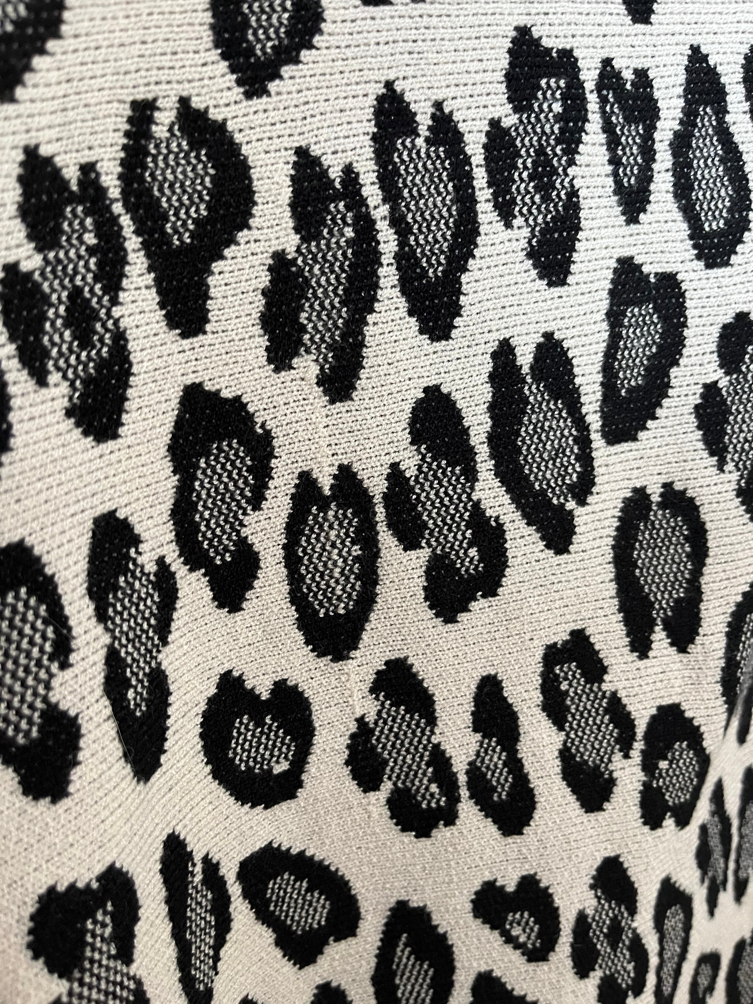 Zweite Wahl - Weiter Feinstrickpulli "Leo", hellbeige/schwarz - kein Umtausch