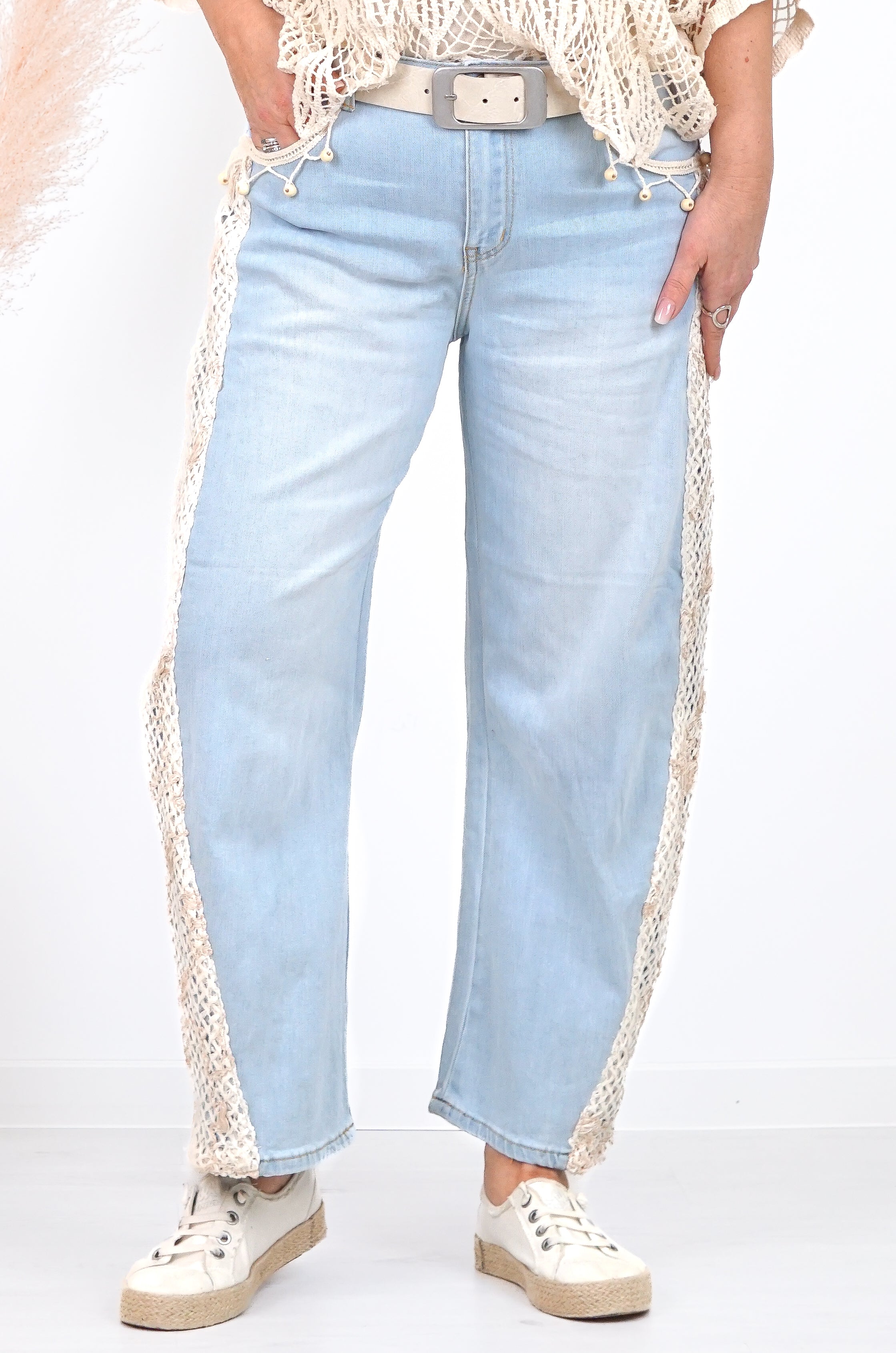 Sexy Woman Barrel Jeans "Boho"