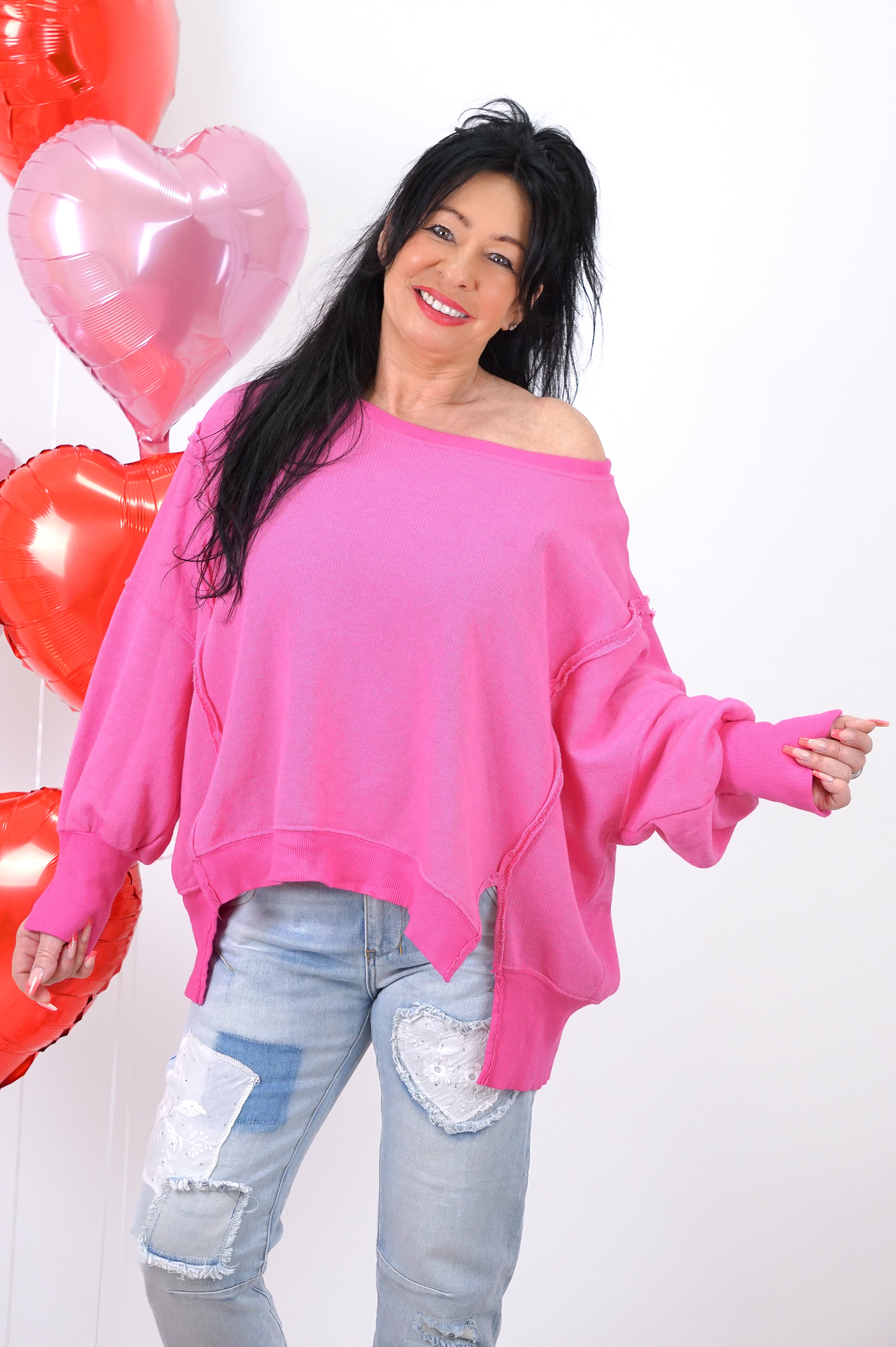 Basic Sweatshirt, pink