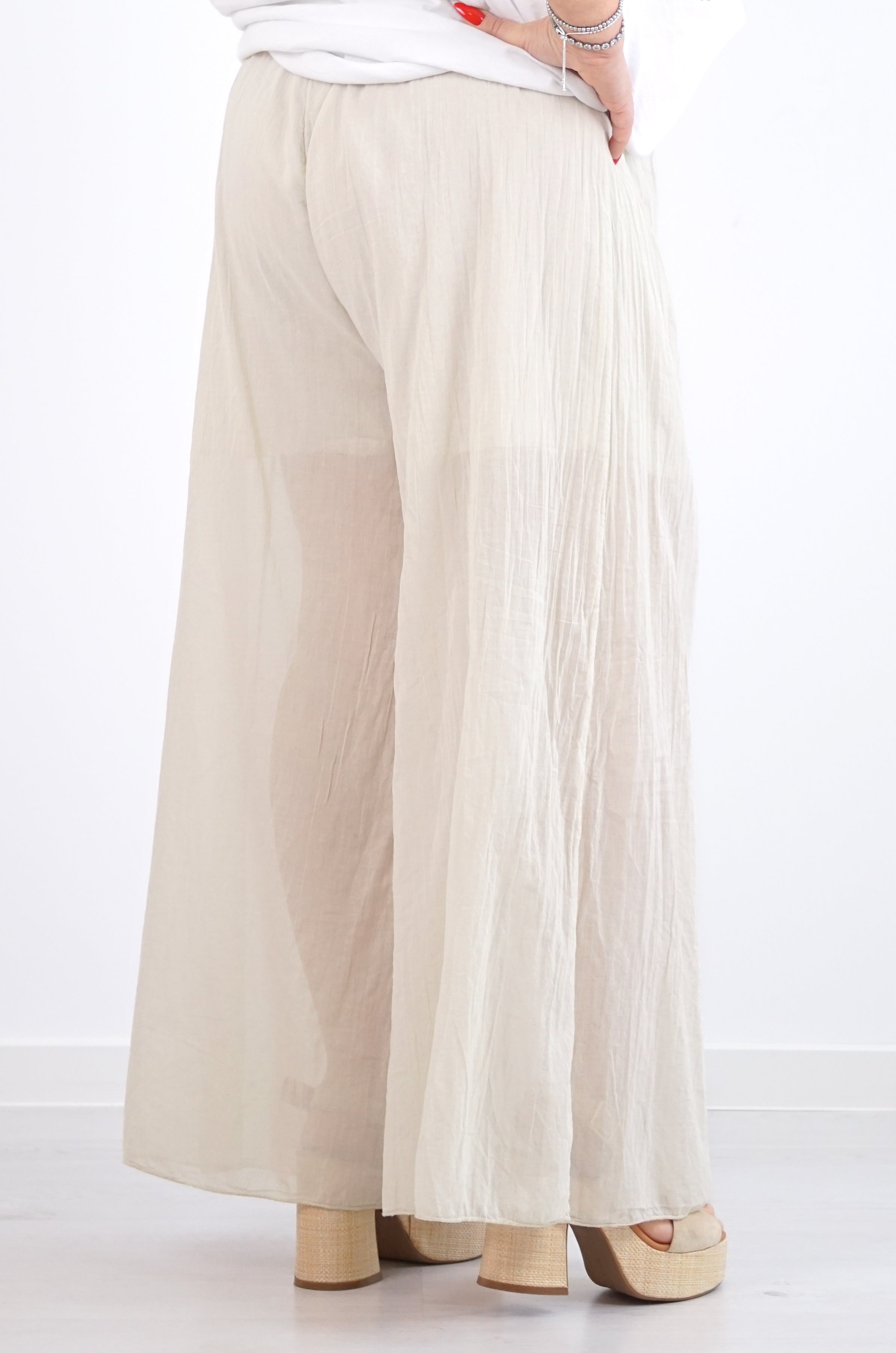Leichte Sommerhose "beige"