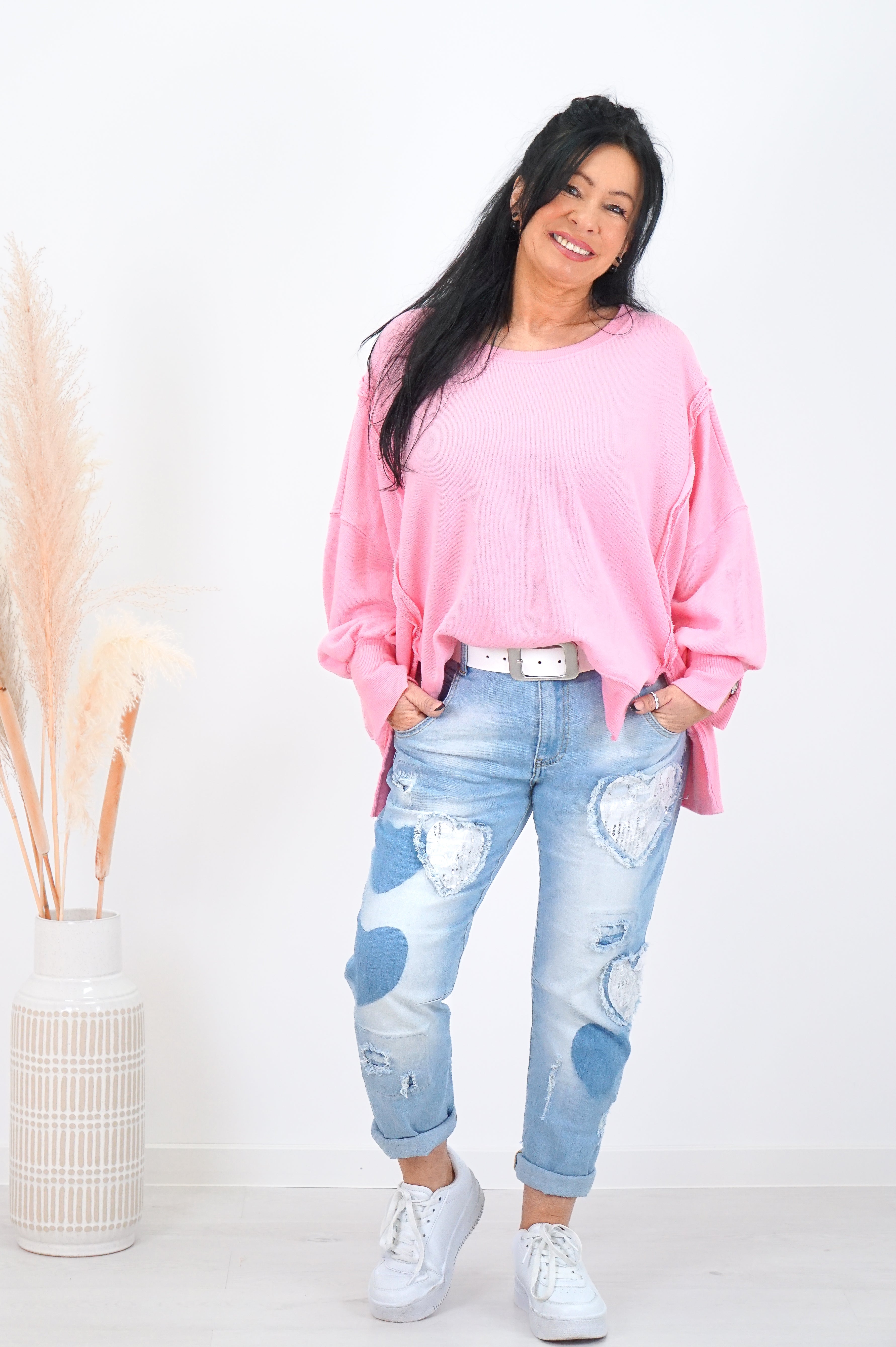 Basic Sweatshirt, candy pink