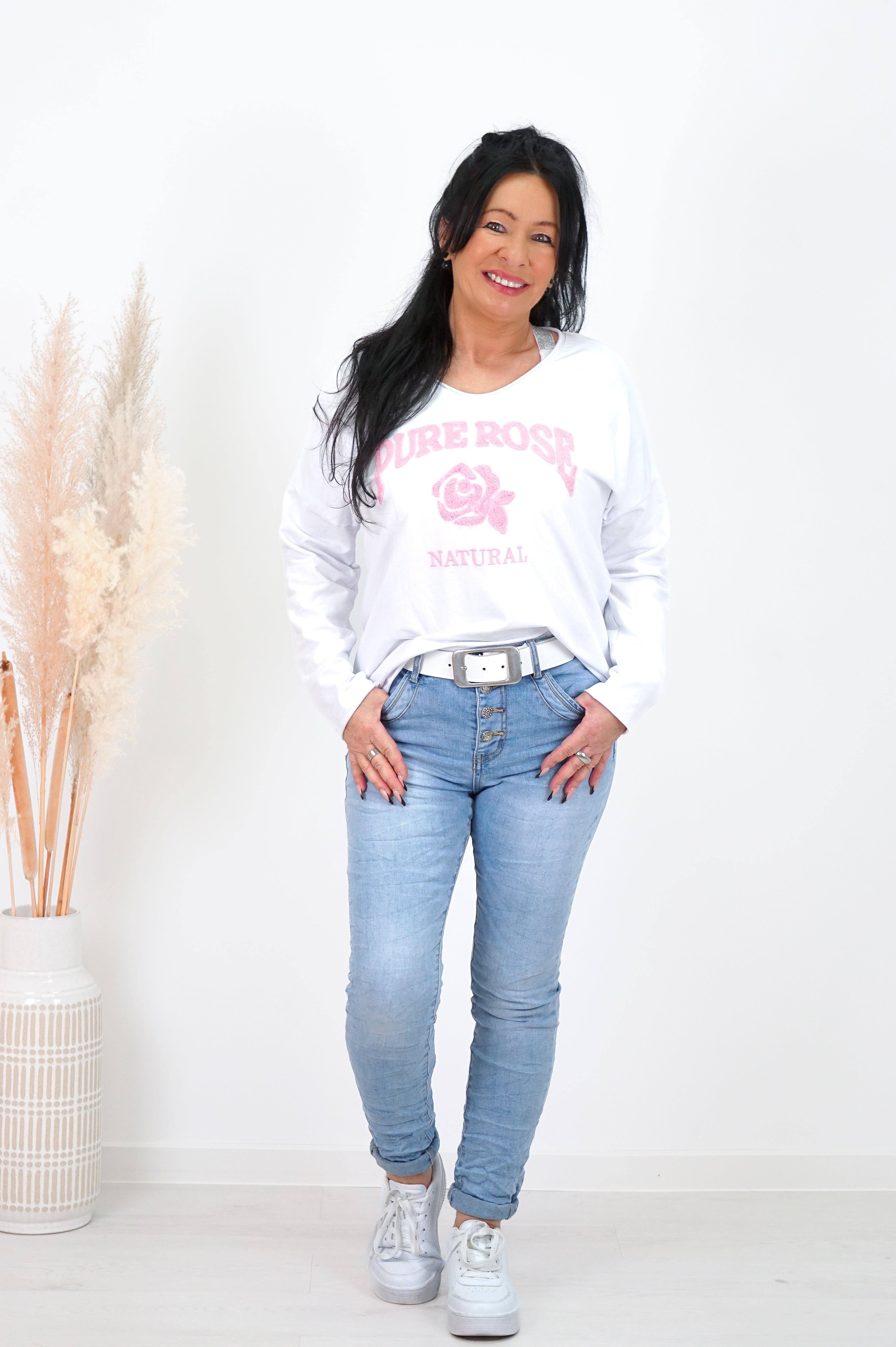 Jewelly Jeans in heller Waschung