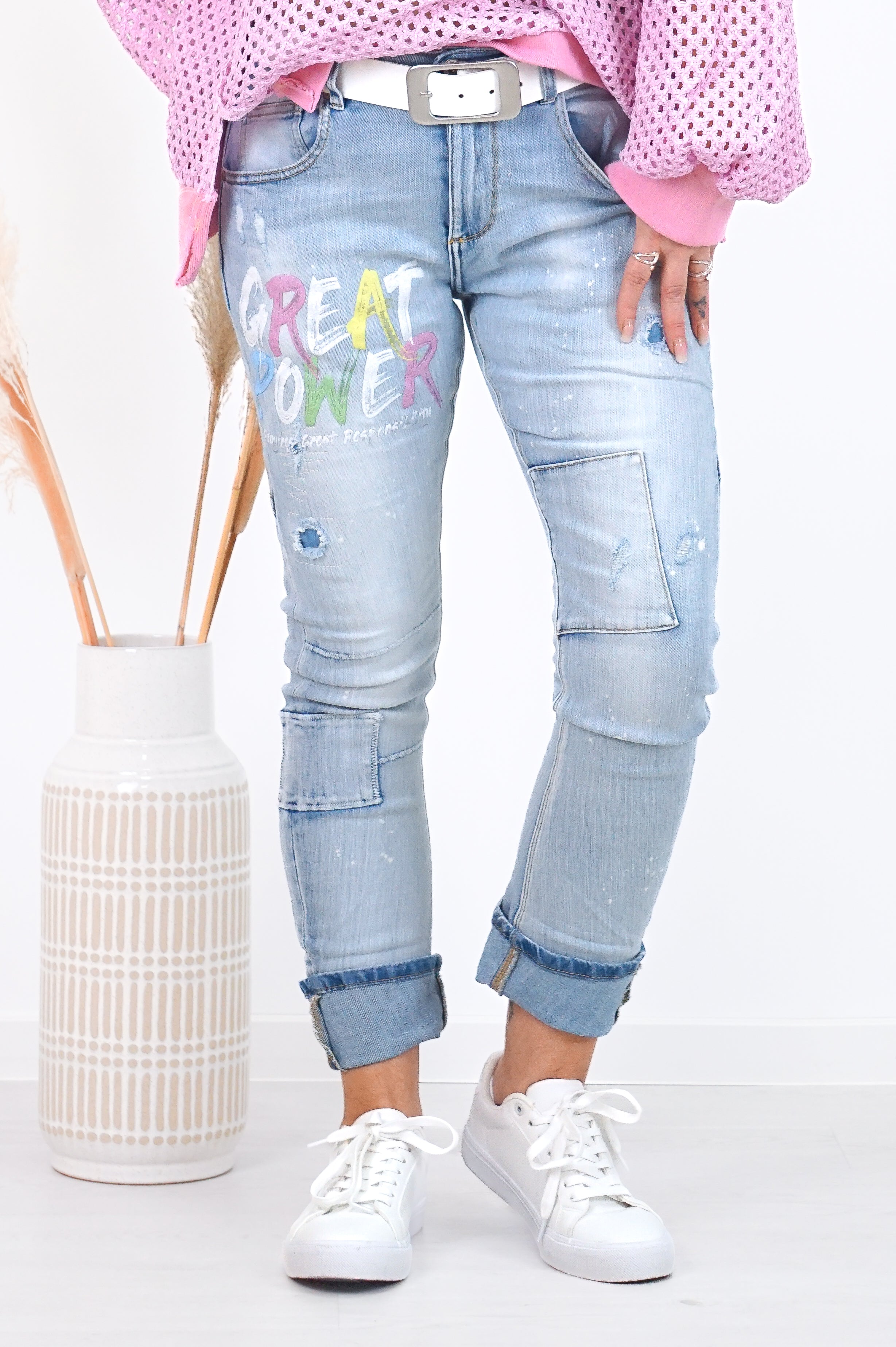 Sexy Woman Jeans „Great Power“