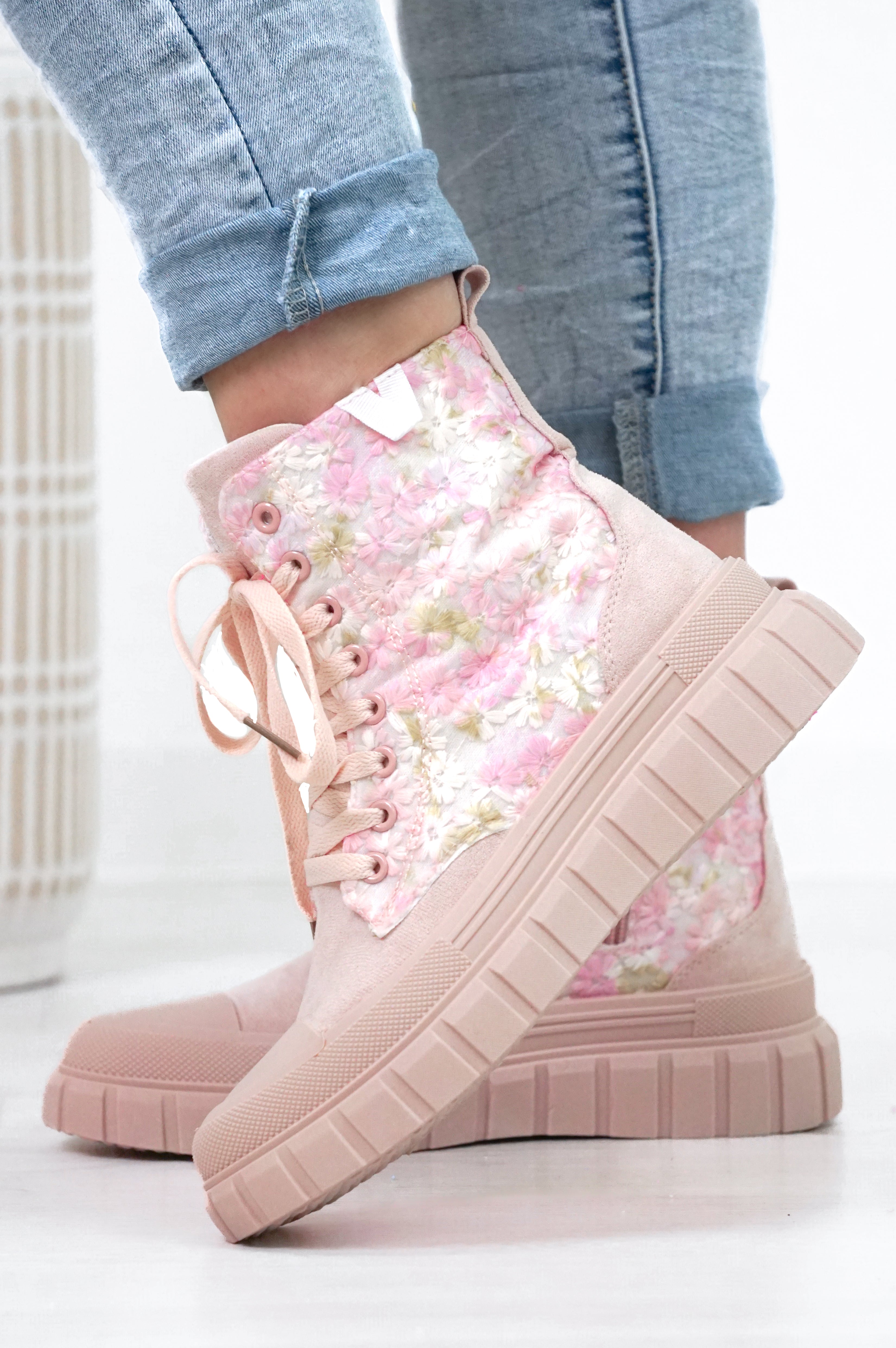 Hoher Sneaker "Blossom"