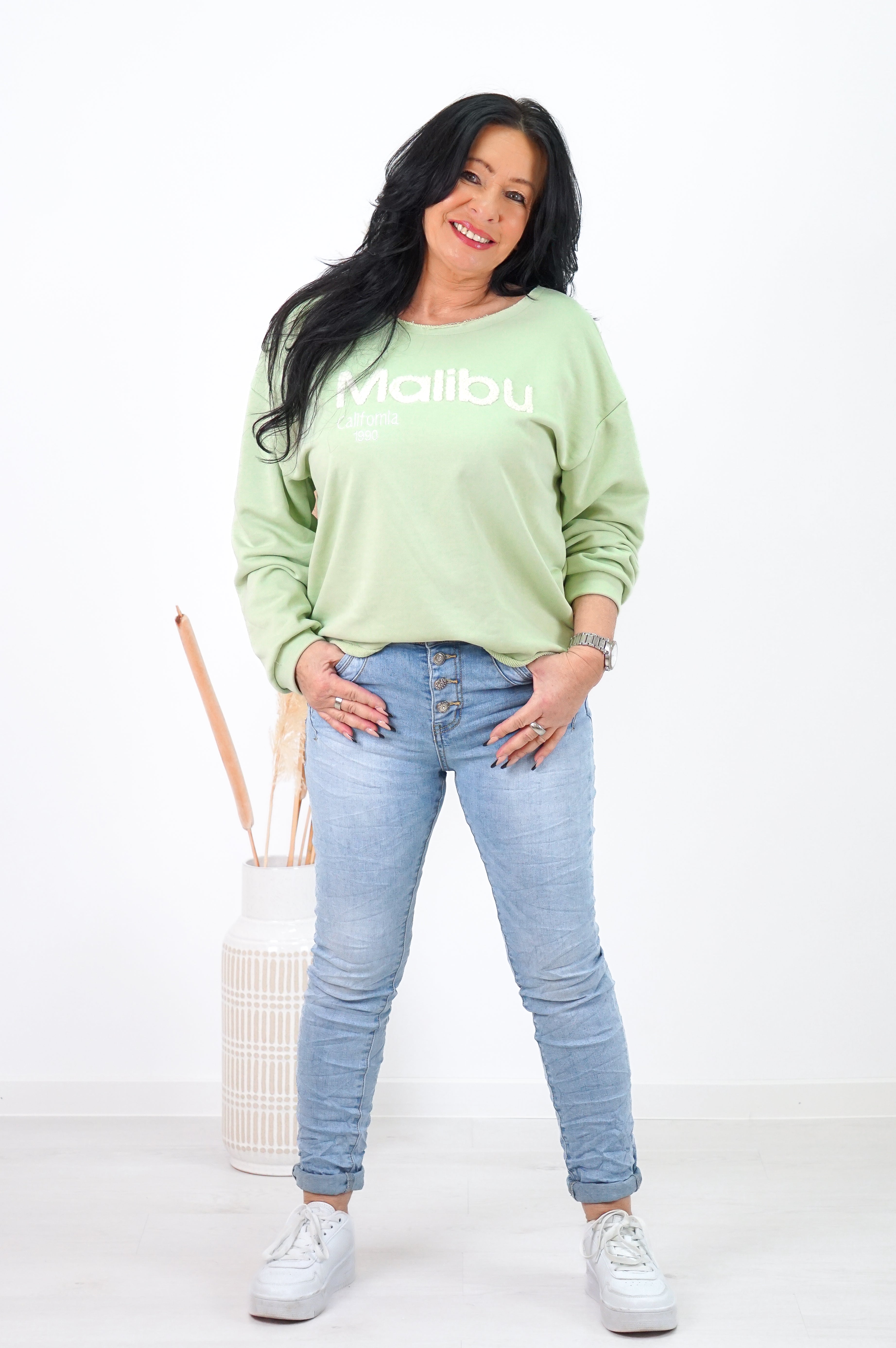 Jewelly Jeans in heller Waschung