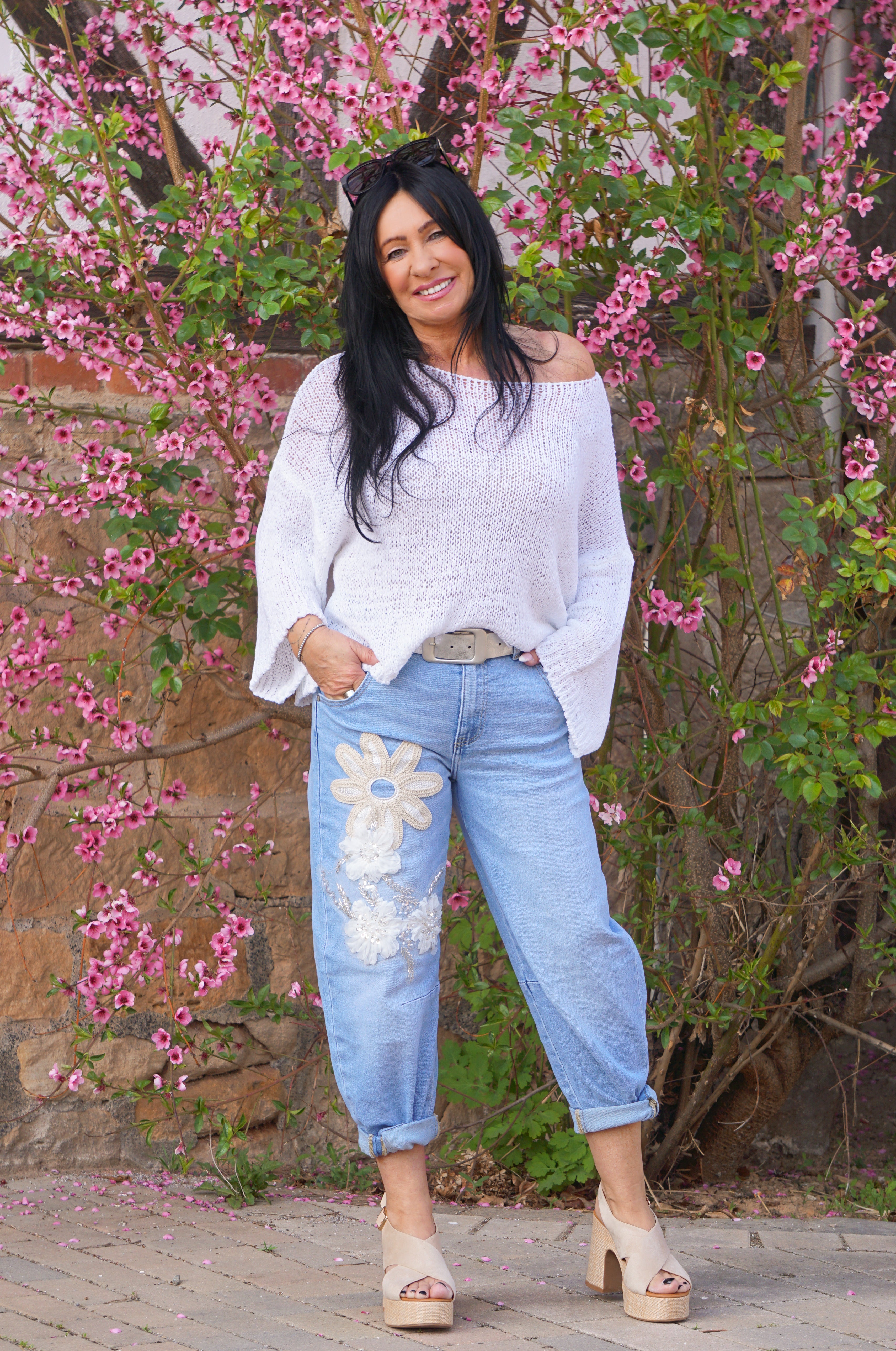 Sexy Woman Barrel Jeans “chic“