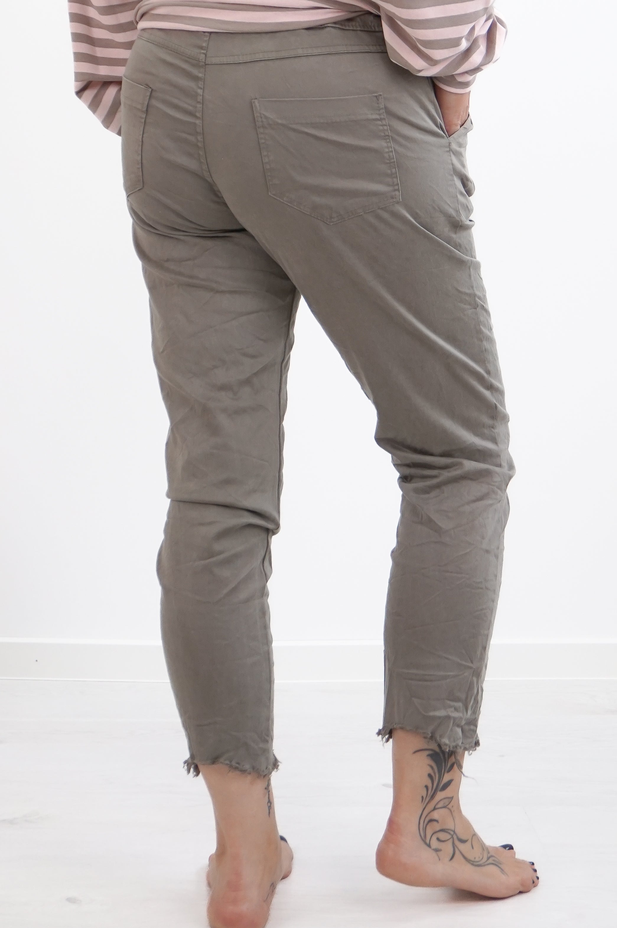 Jogpant, taupe