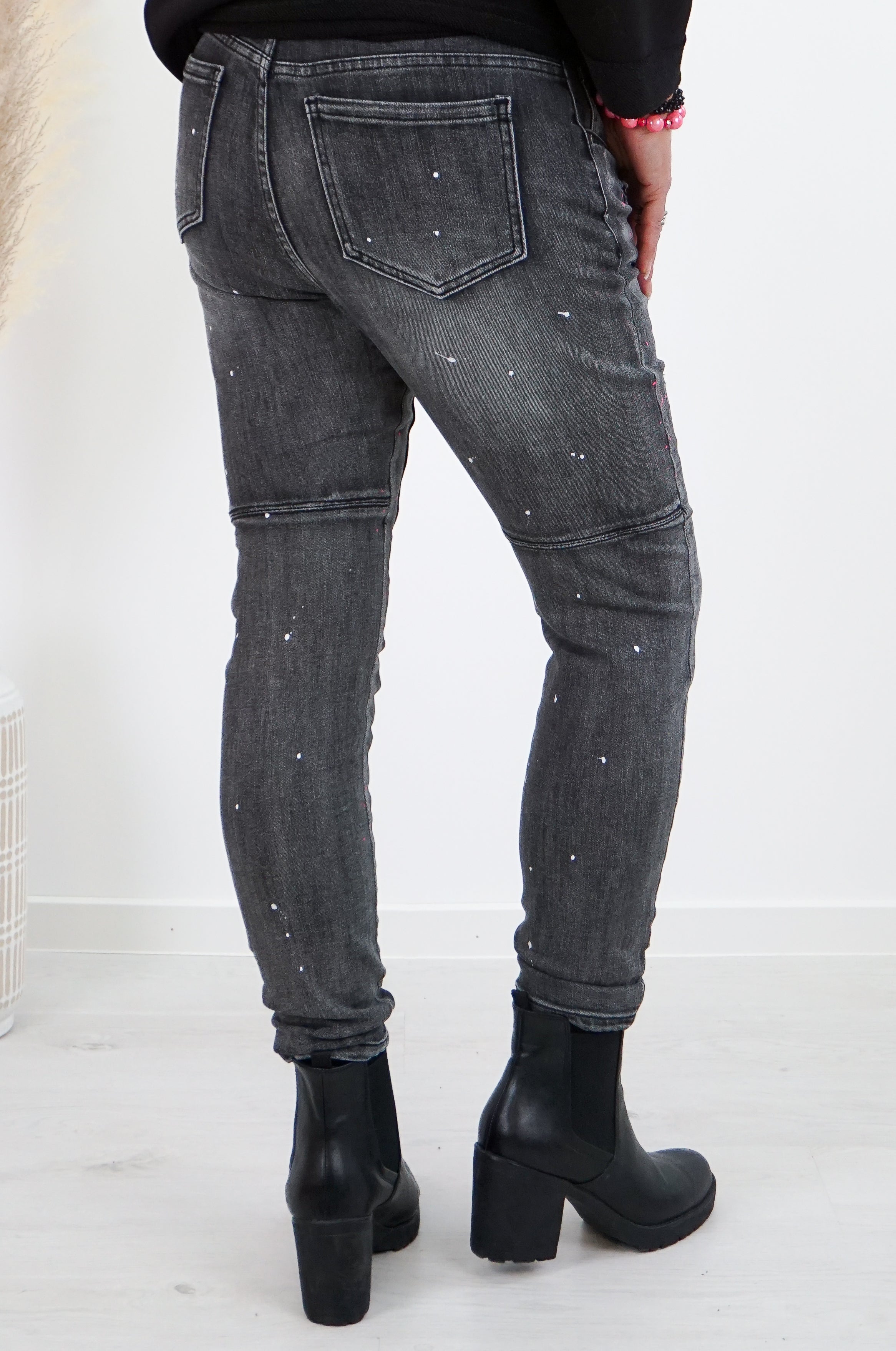 Sexy Woman Jeans „pink splash“