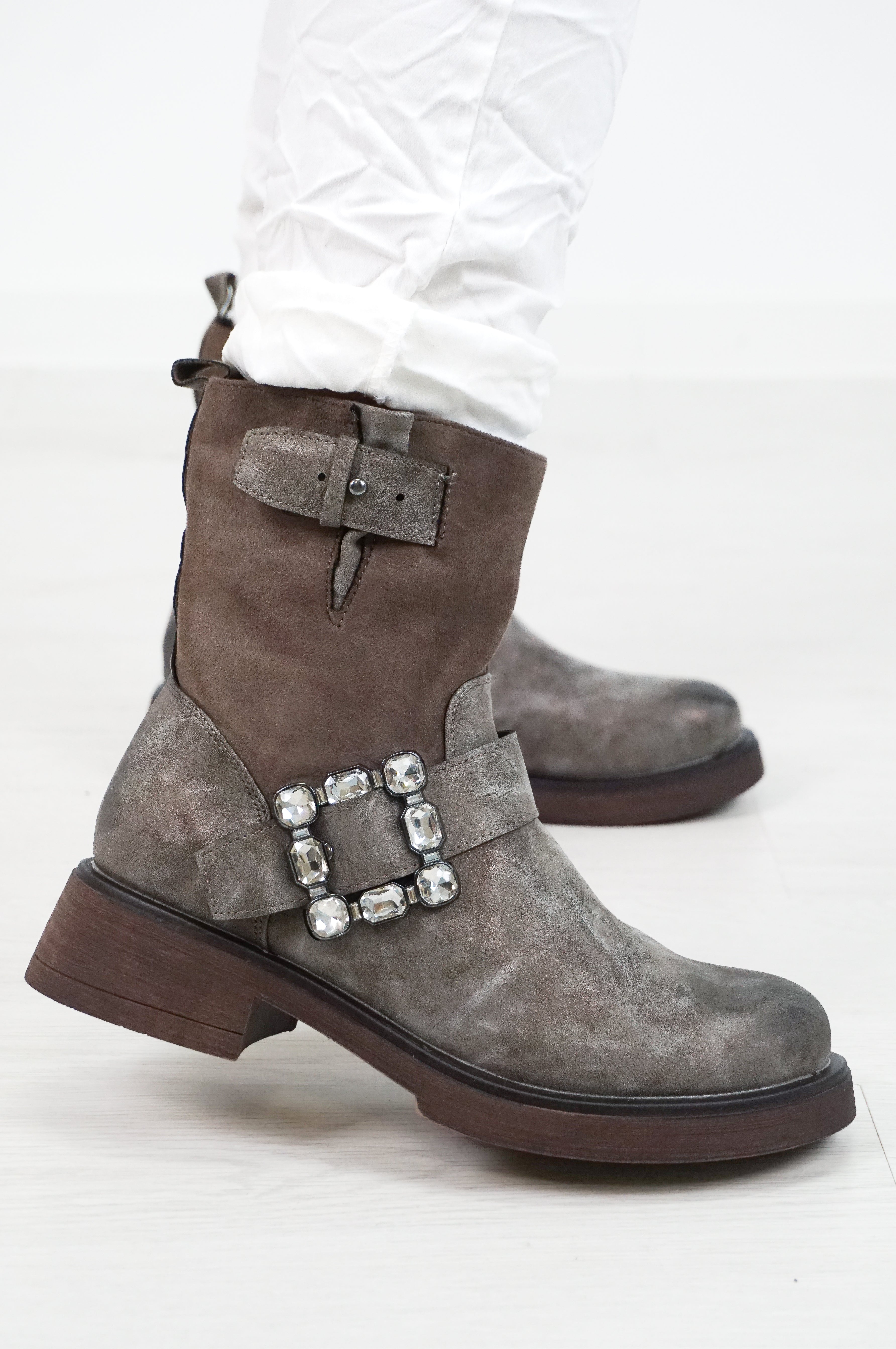 Stiefelette "eyecatcher", braun