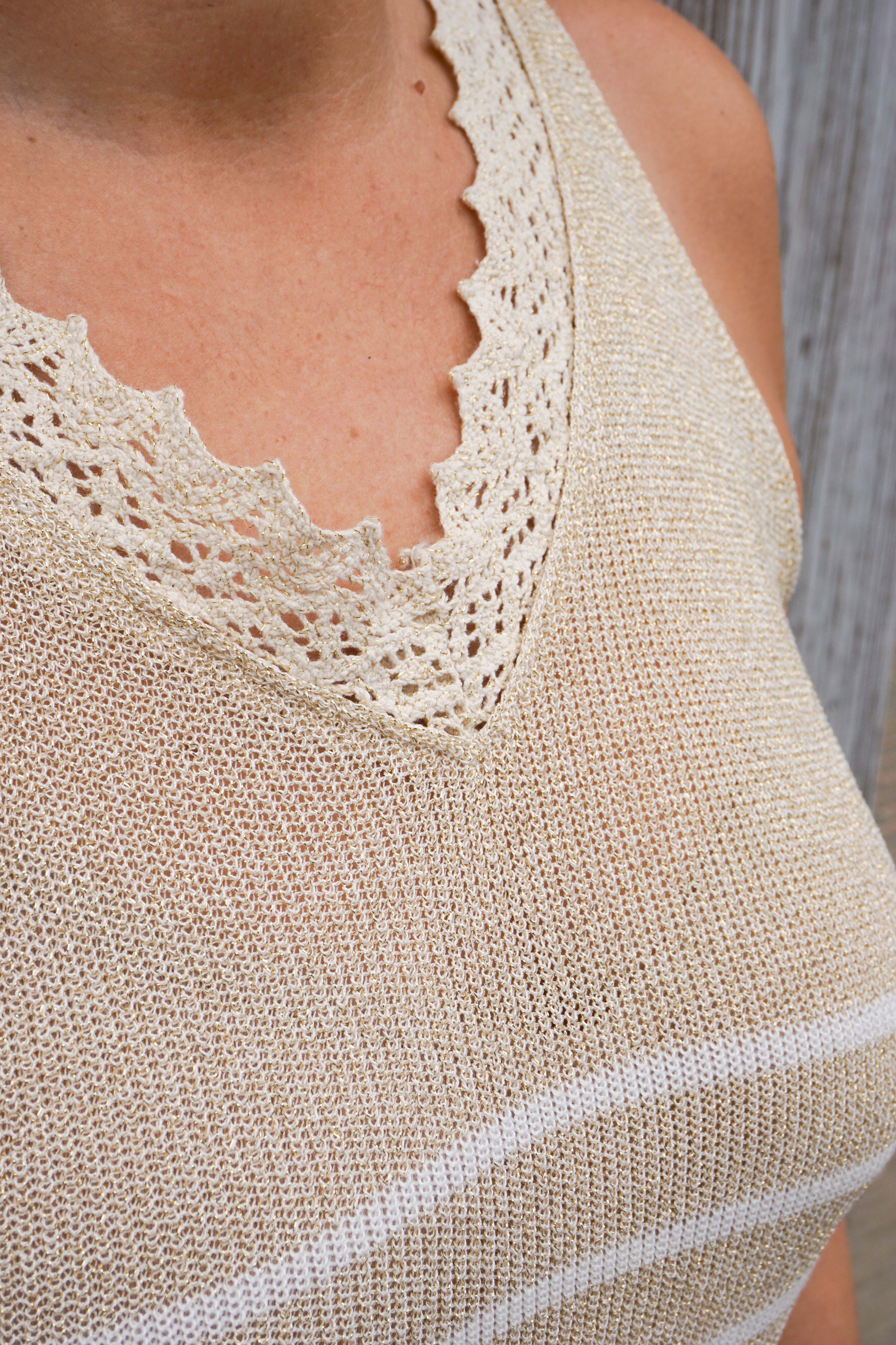 Top "sparkling Stripes"