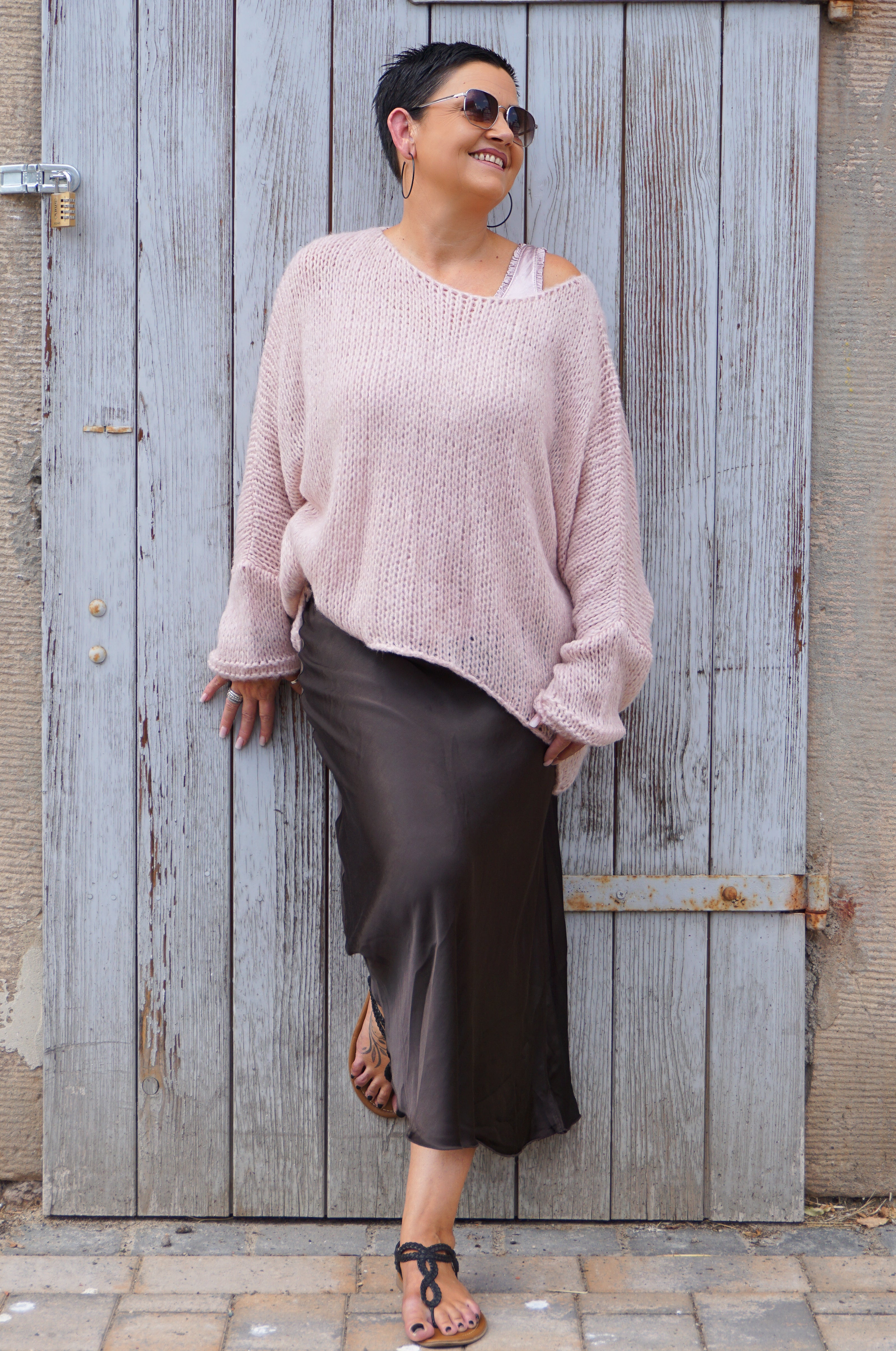 Satin Top, rose