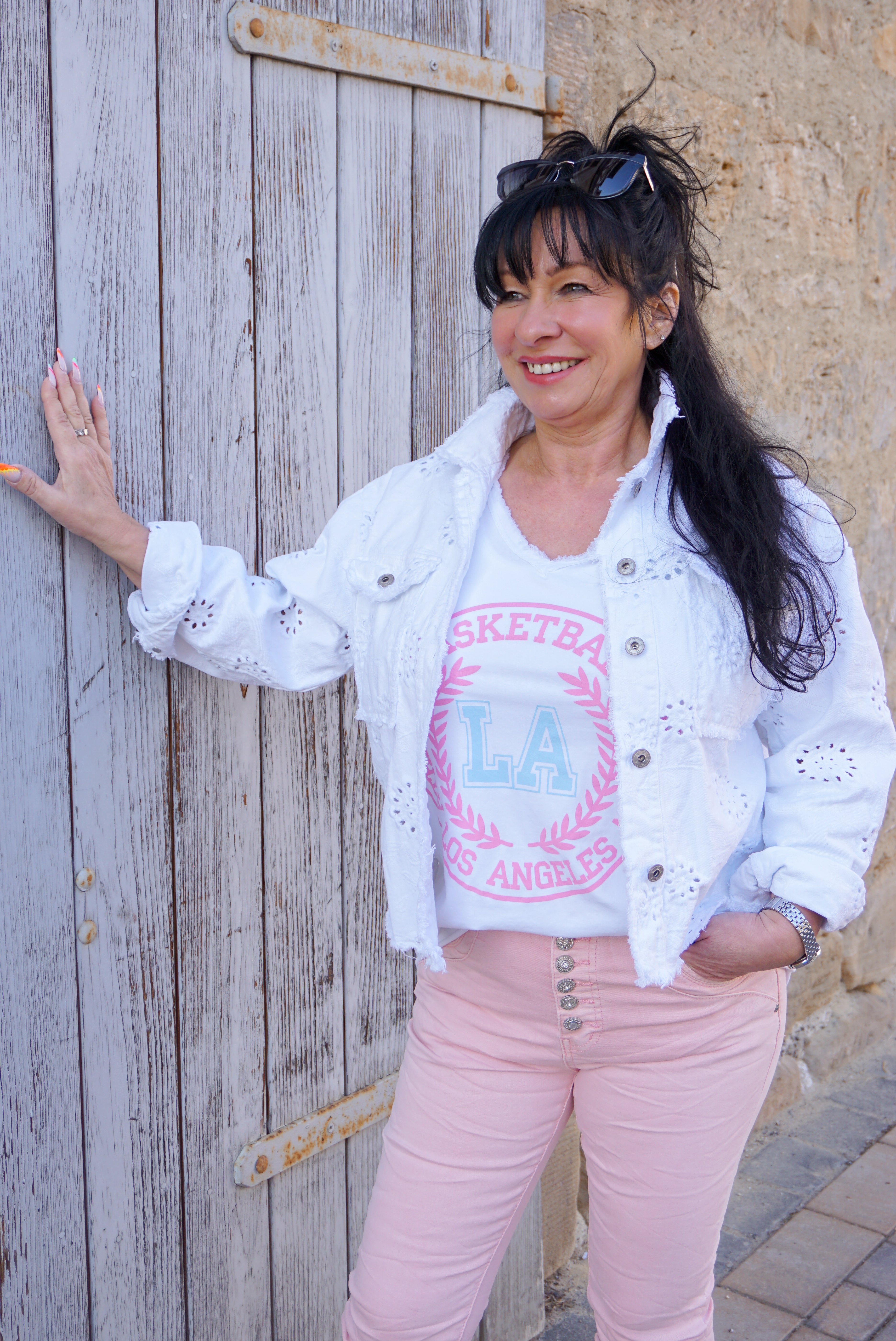 Jeansjacke "spring, weiß