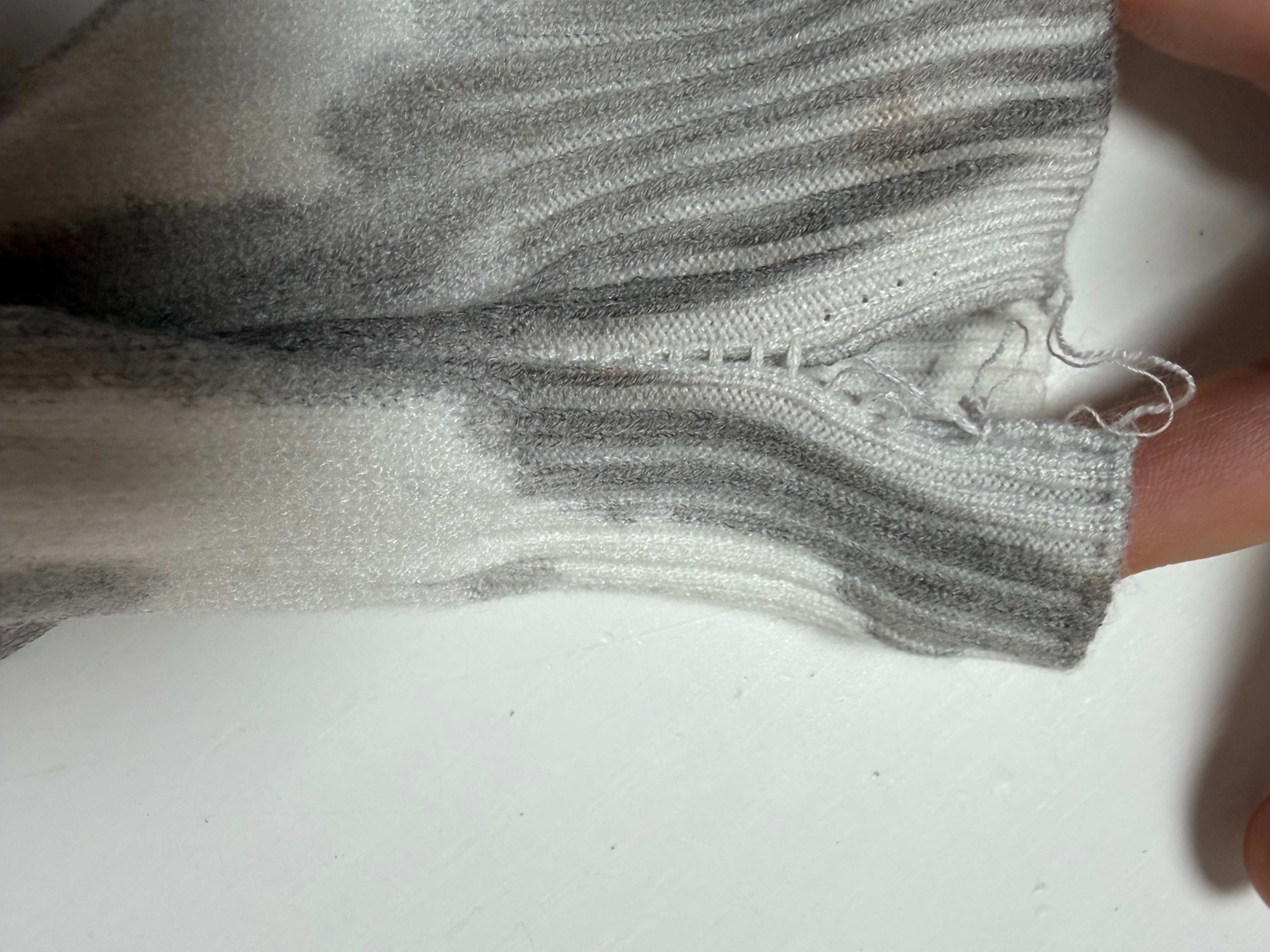 Zweite Wahl - Feinstrickpulli „Splash“, beige/taupe - Kein Umtausch