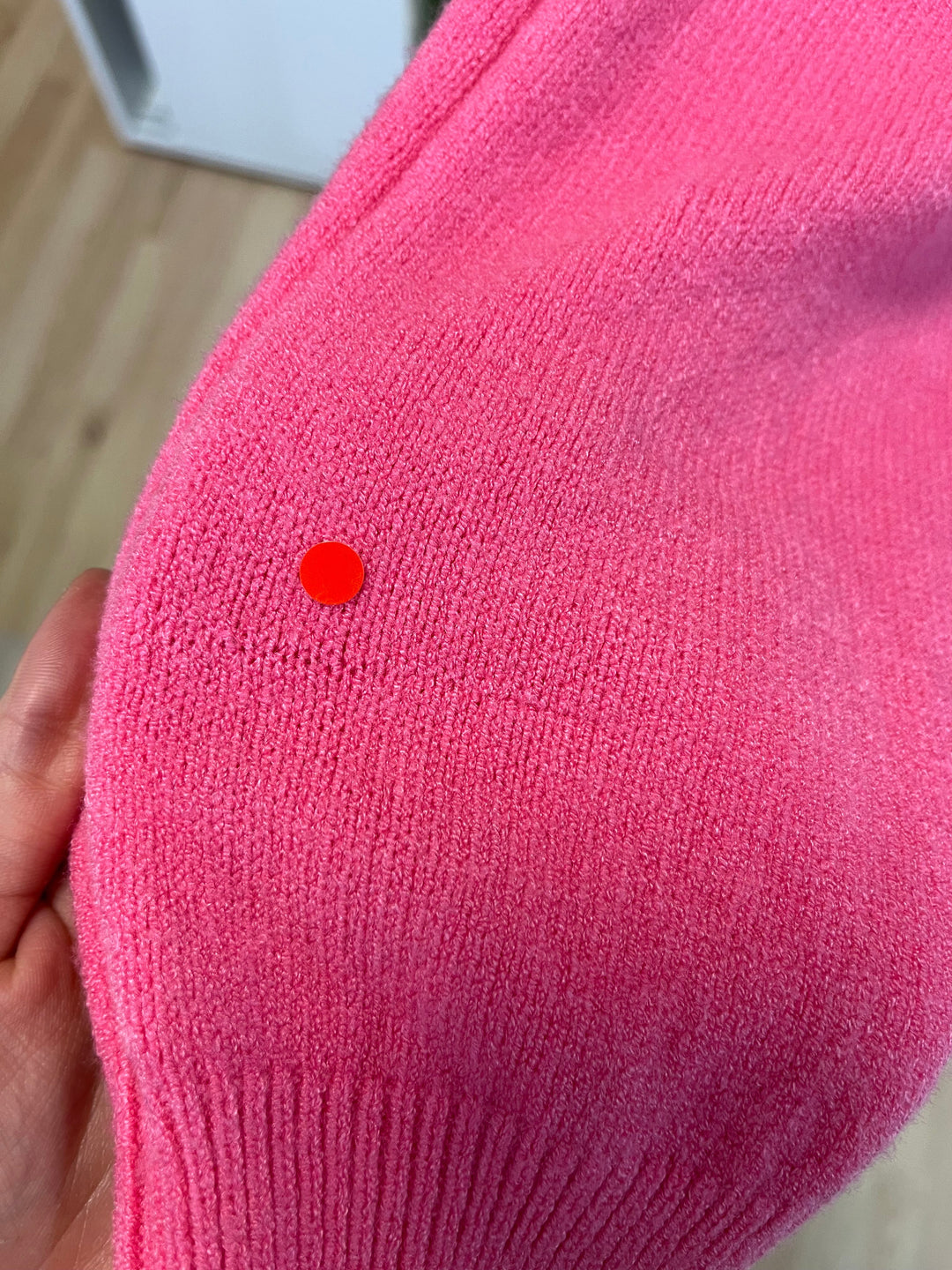 Zweite Wahl - Feinstrickpulli mit Fledermausärmeln, pink - kein Umtausch