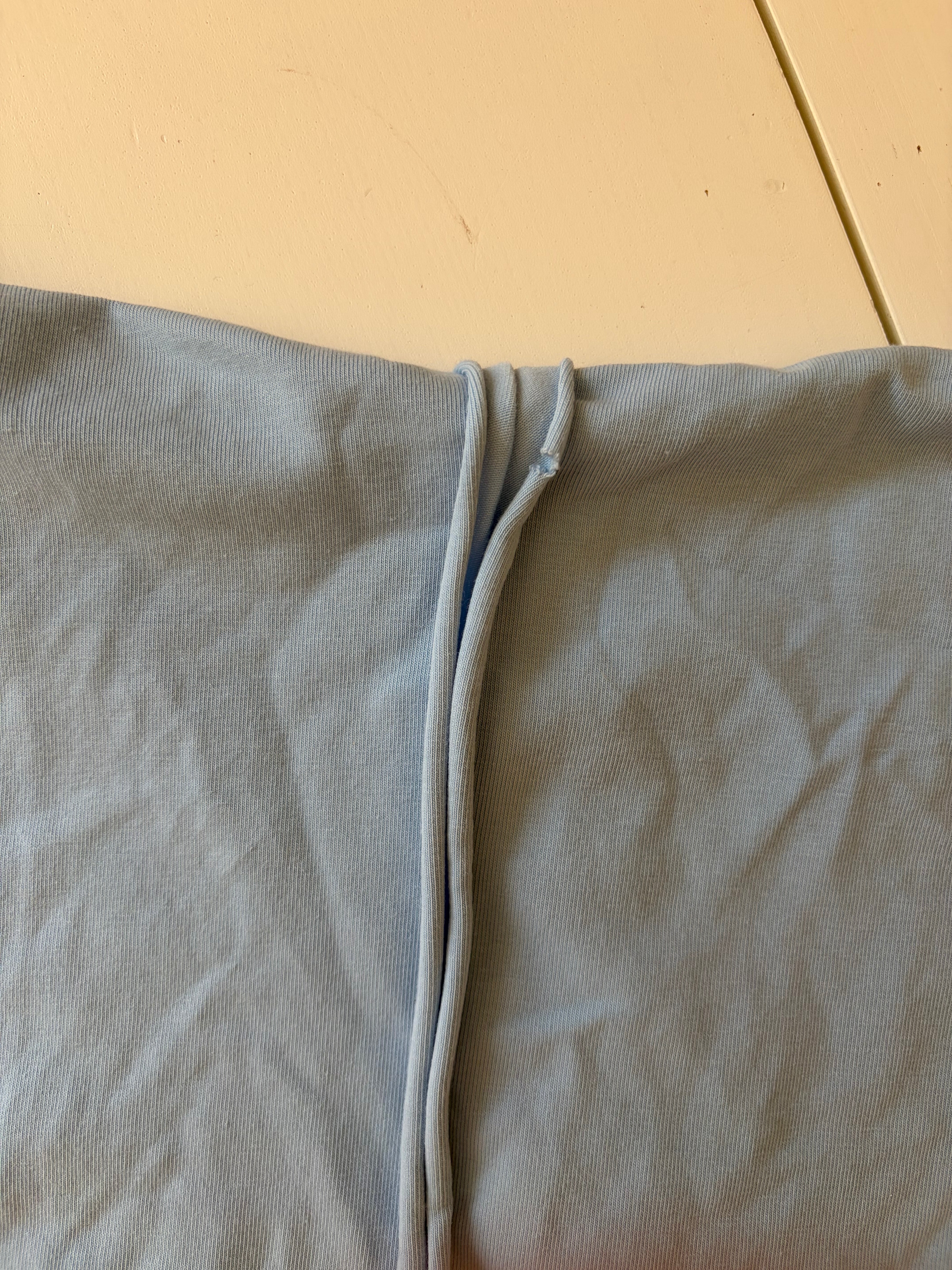 Zweite Wahl - Oversize Shirt „normal is boring“, hellblau - Kein Umtausch