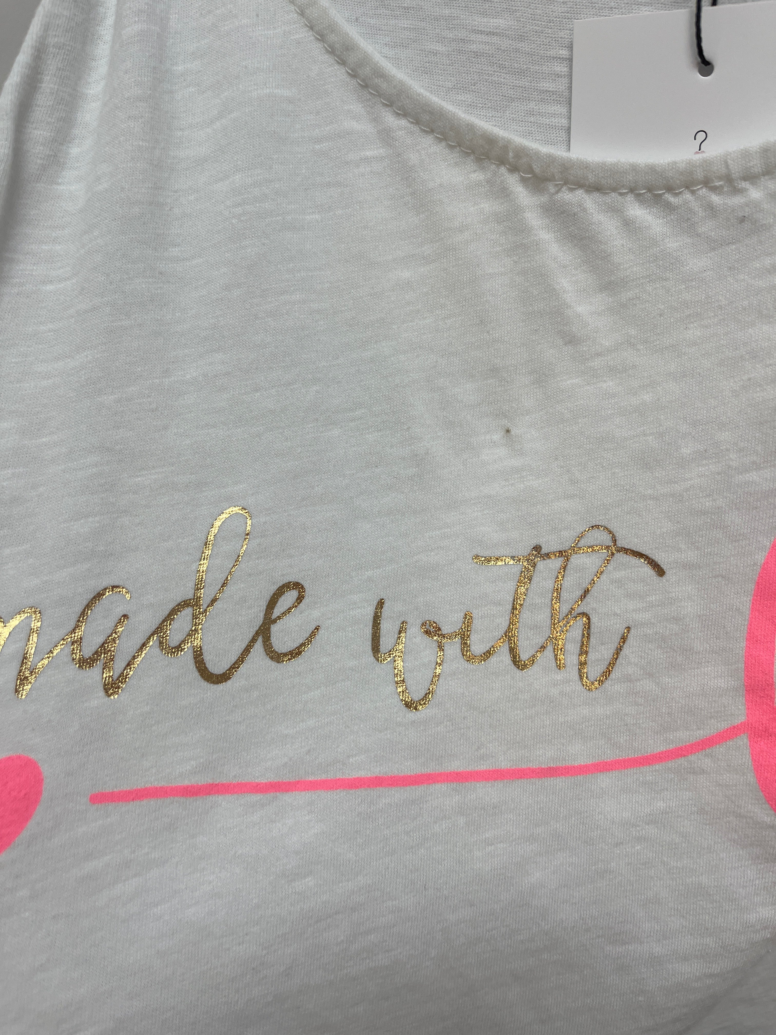 Zweite Wahl - Top "made with love" - kein Umtausch