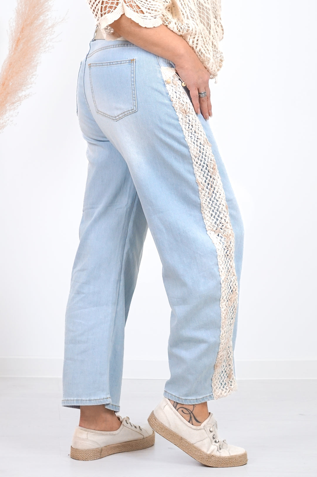 Sexy Woman Barrel Jeans "Boho"
