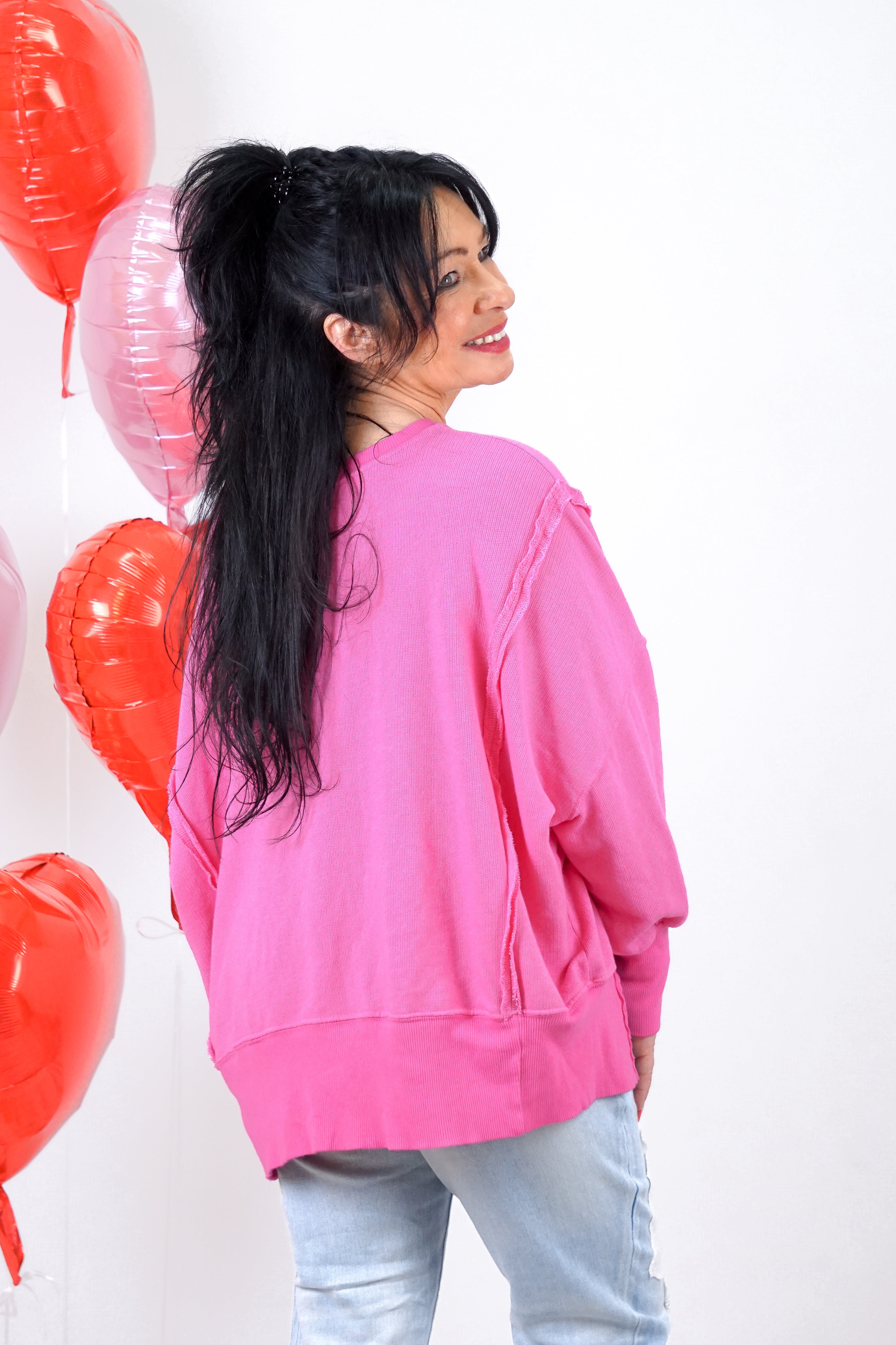Basic Sweatshirt, pink