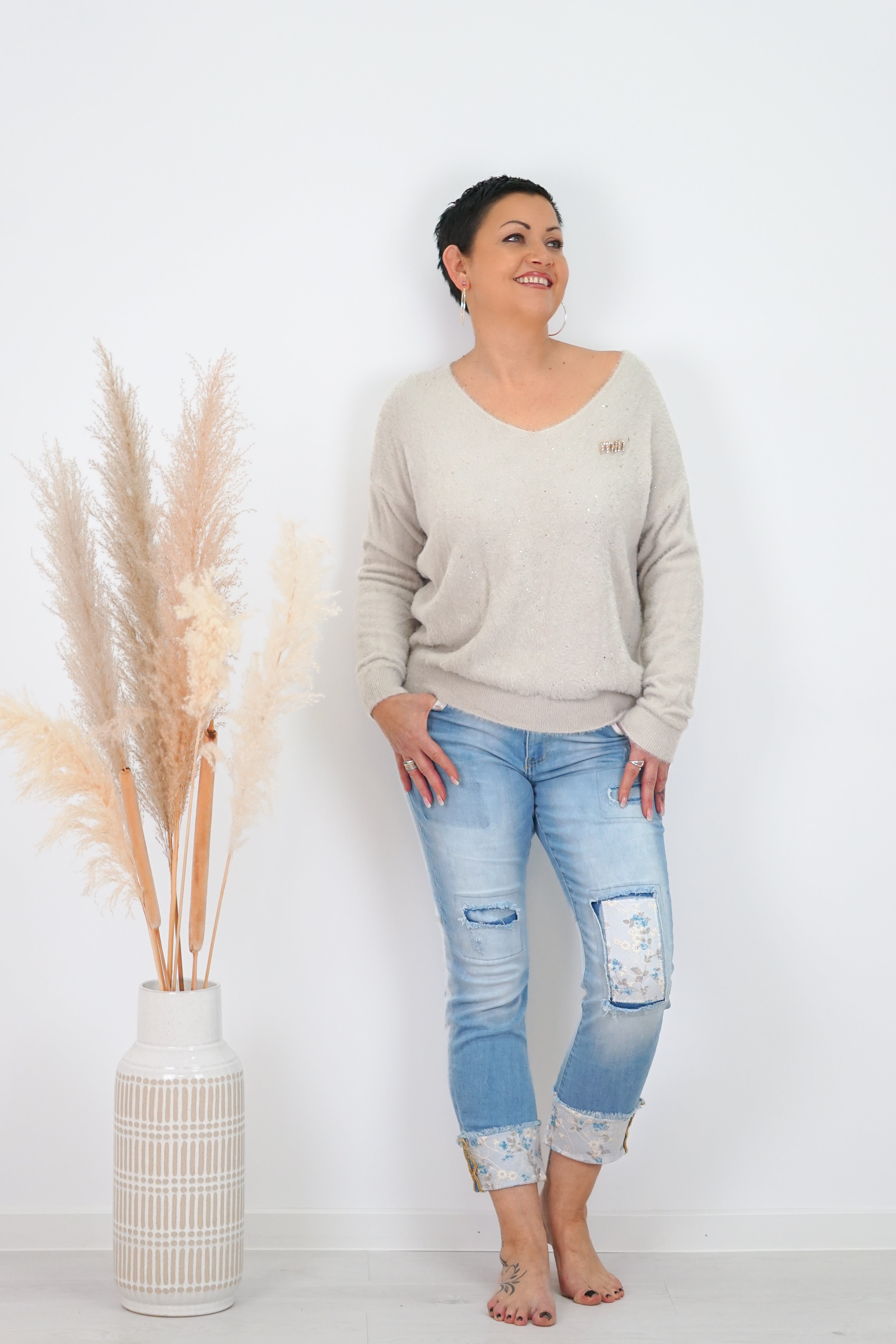 Sexy Woman Jeans "FLOWER"