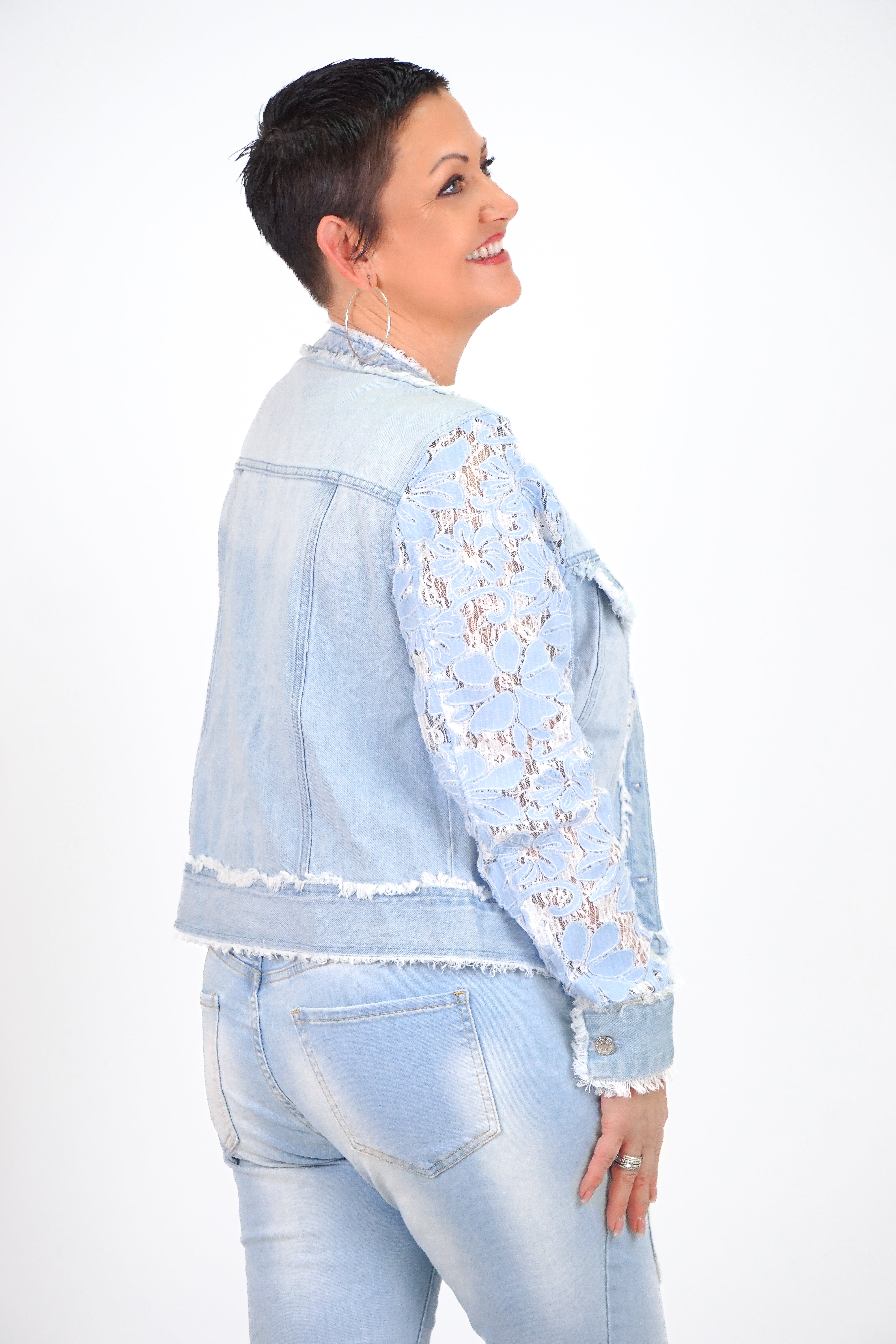 Sexy Woman Jeansjacke „delicate“