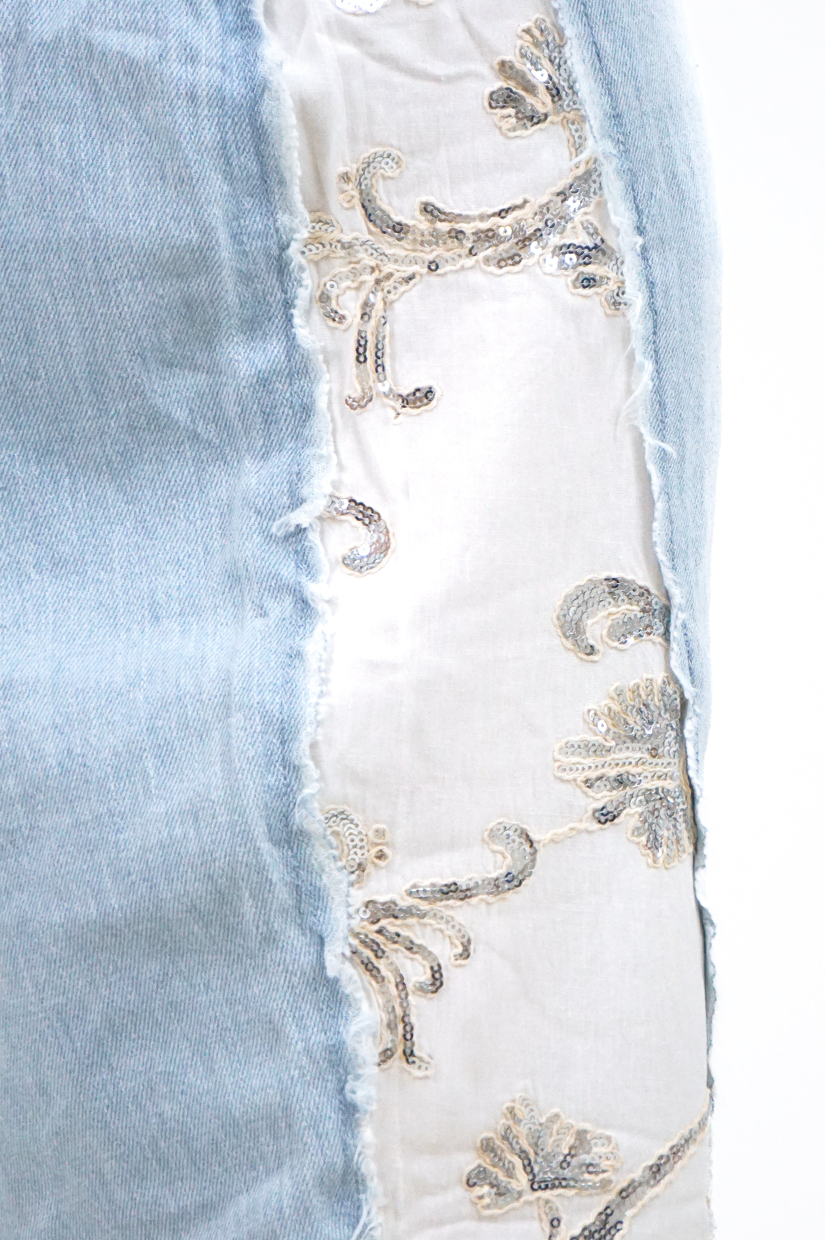 Sexy Woman Barrel Jeans "romantic"
