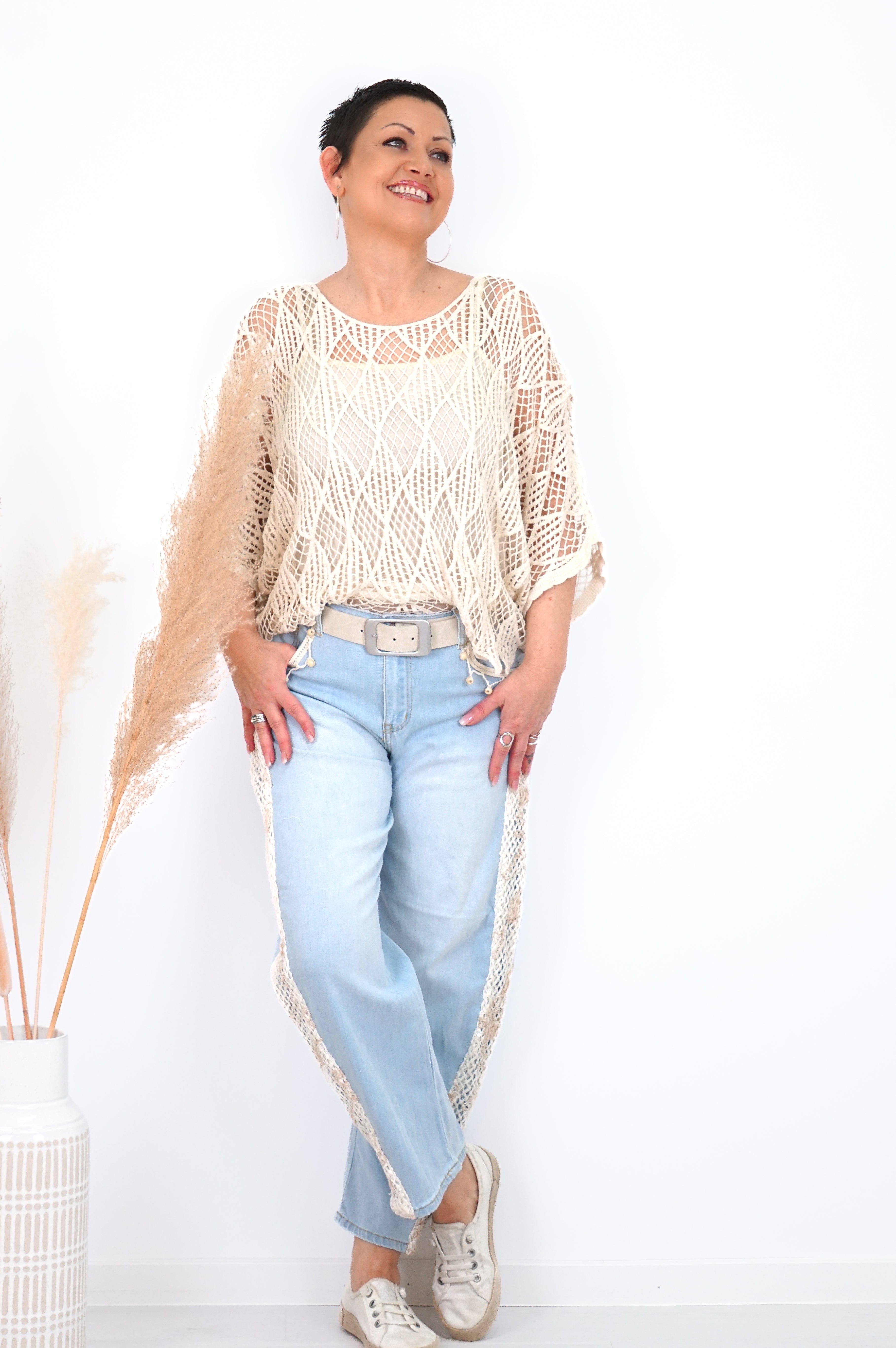 Sexy Woman Barrel Jeans "Boho"