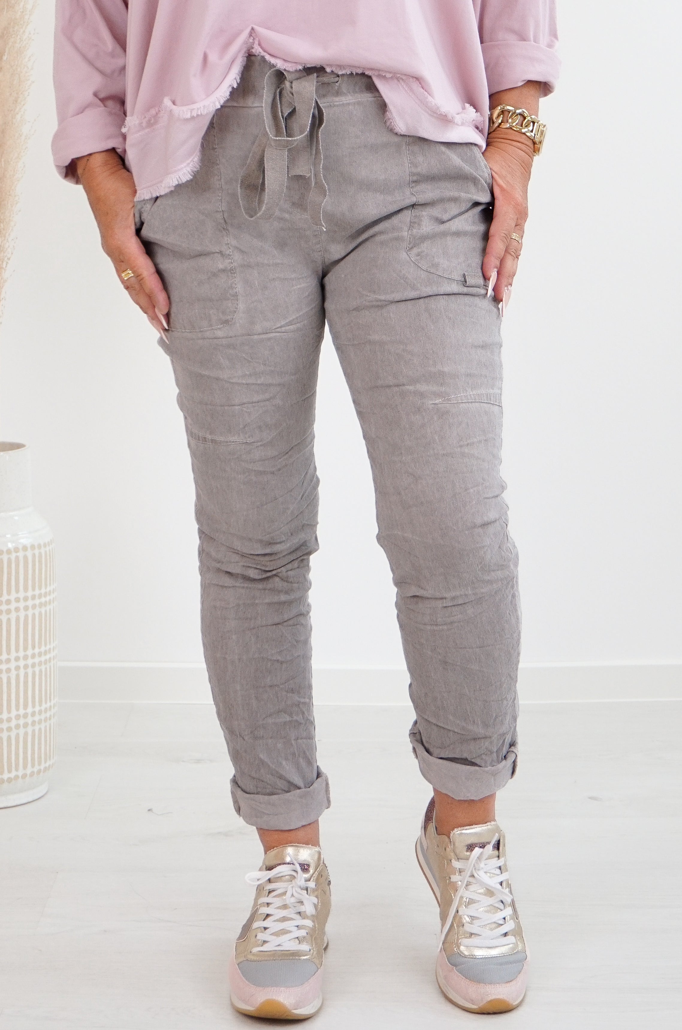 Basic Jogpant, Taupe