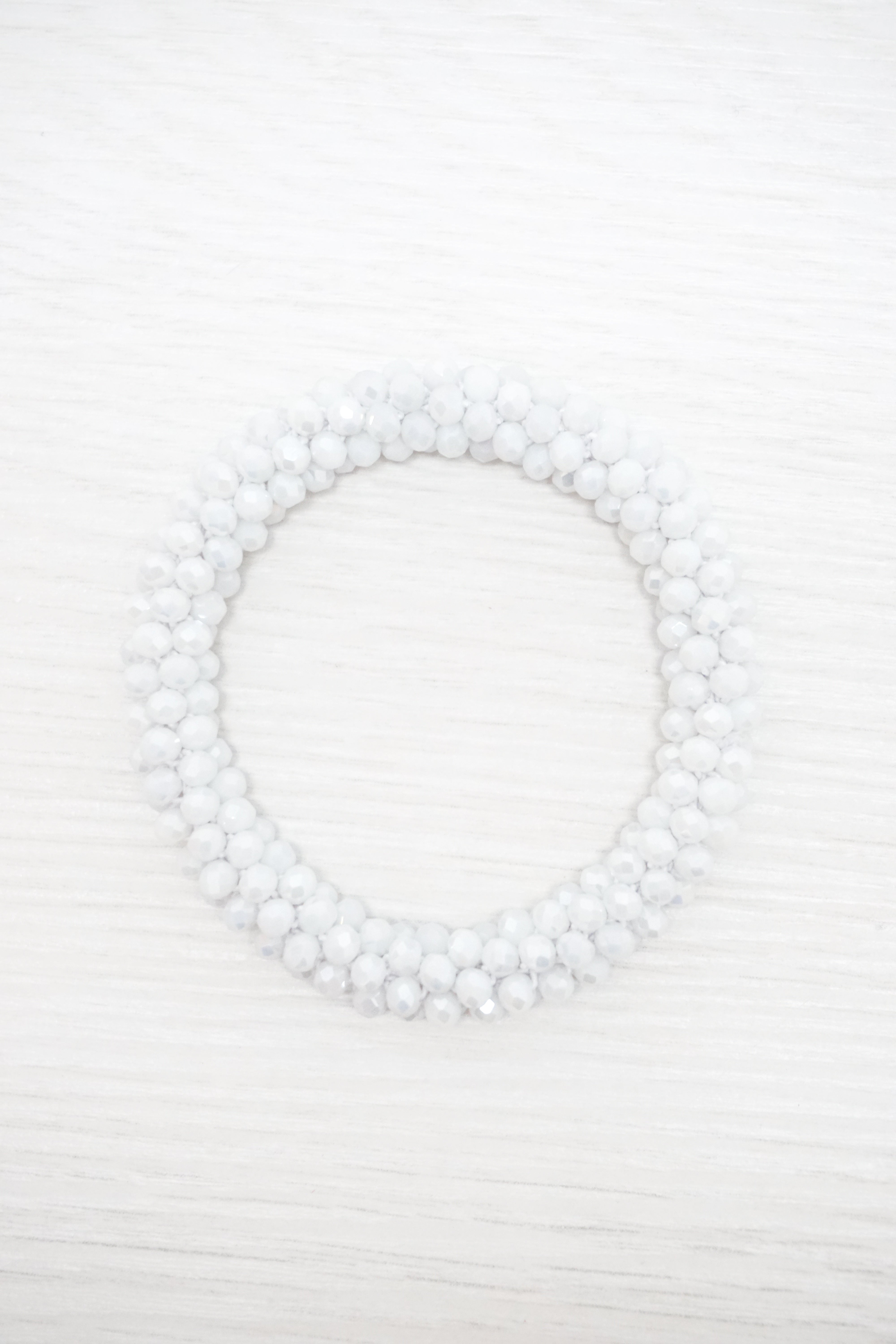 Perlenarmband weiß