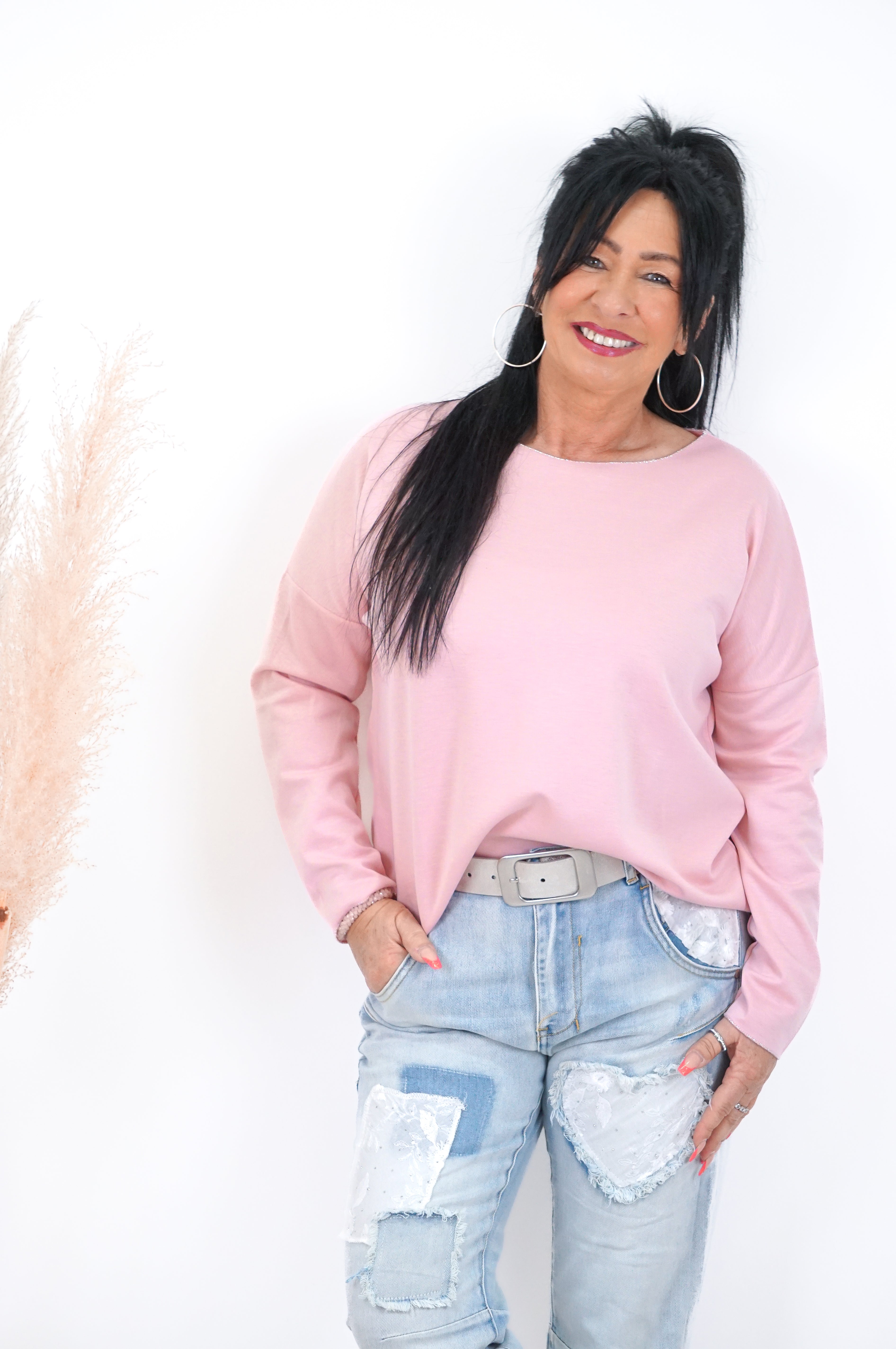 Langarmshirt „Favorit“, rose