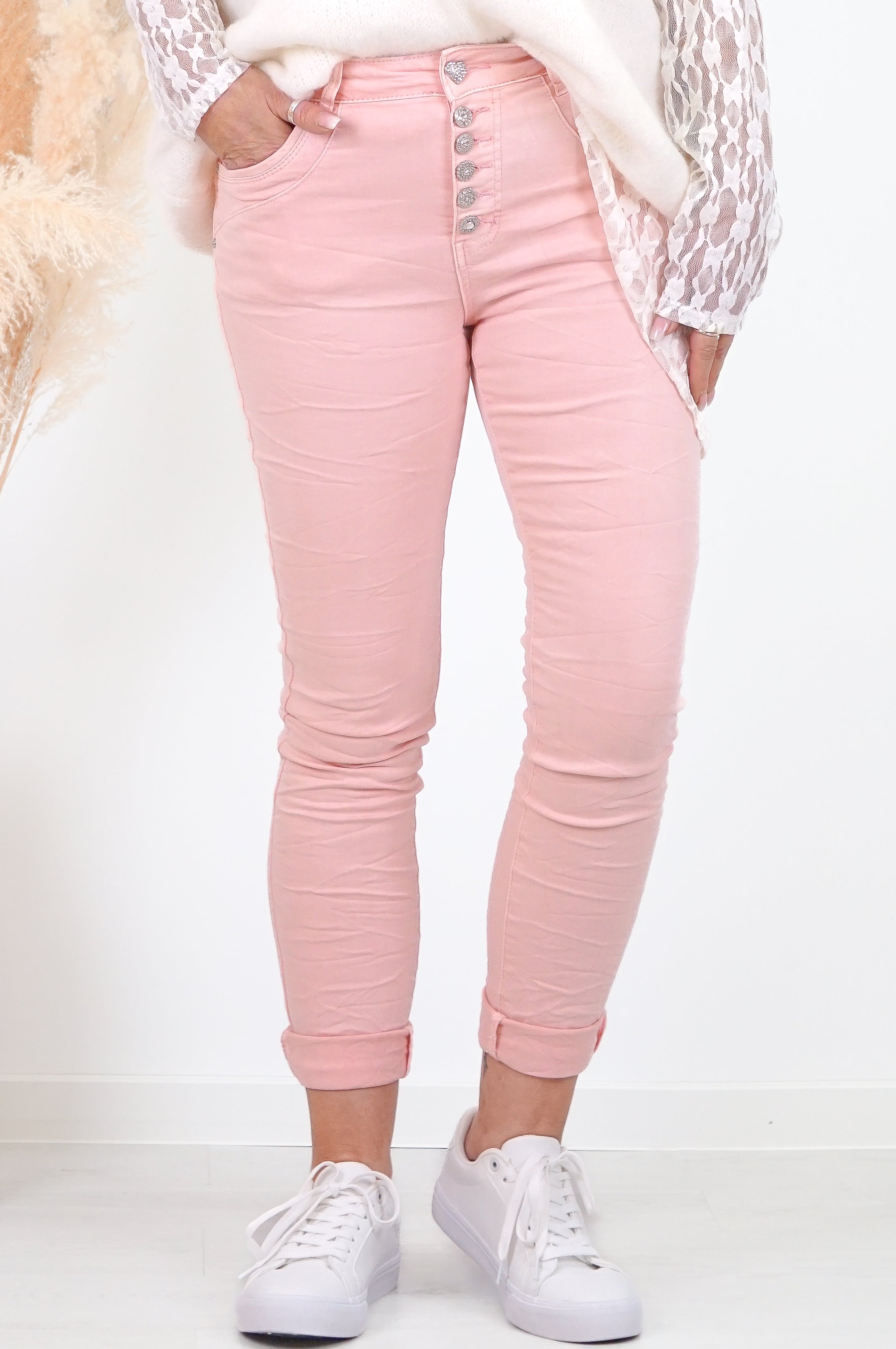 Jewelly Jeans, puderrosa