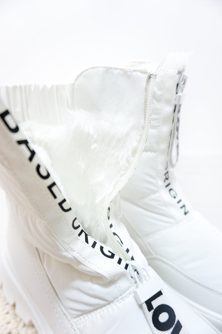 Boots "LOVE" weiß