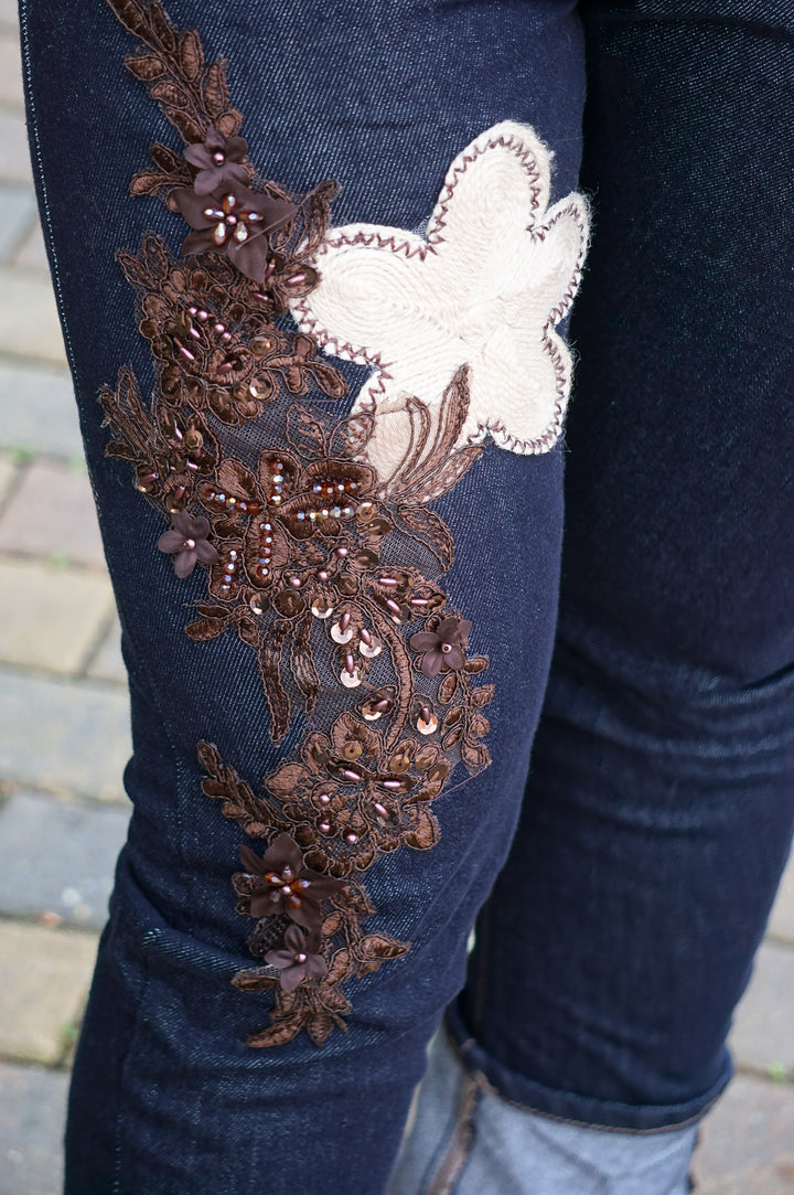 Sexy Woman Jeans „Chocolate Bloom“ 2.0
