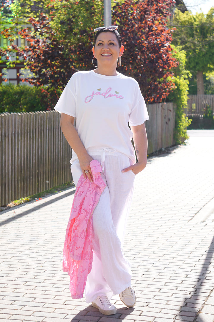 Blousonjacke aus Spitze, Candy pink