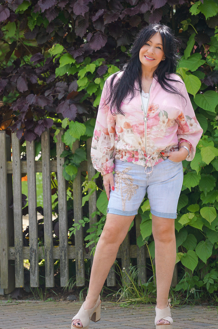 Leichte Blousonjacke „Summer“, rosa
