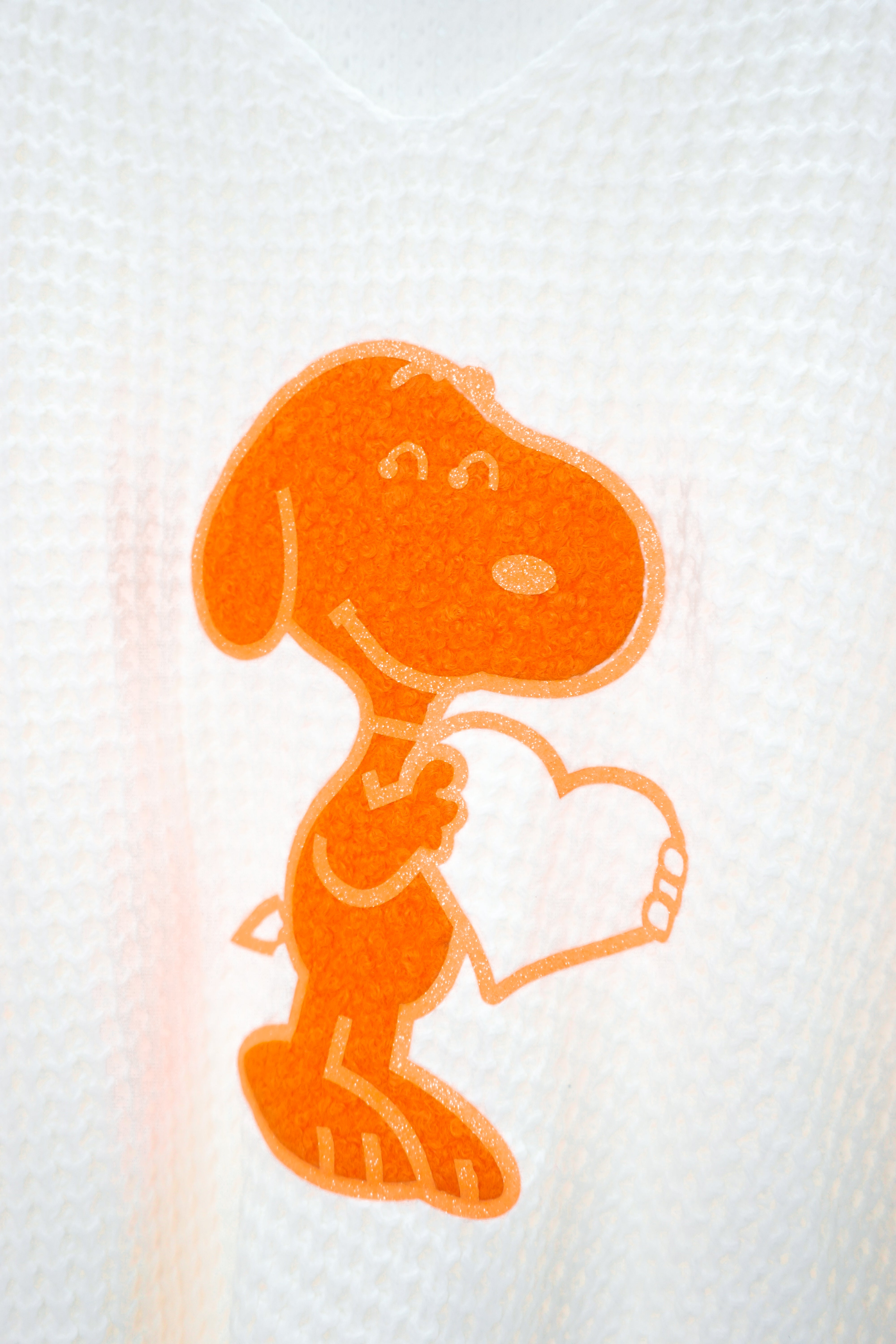 Strickpulli "ORANGE Snoopy"