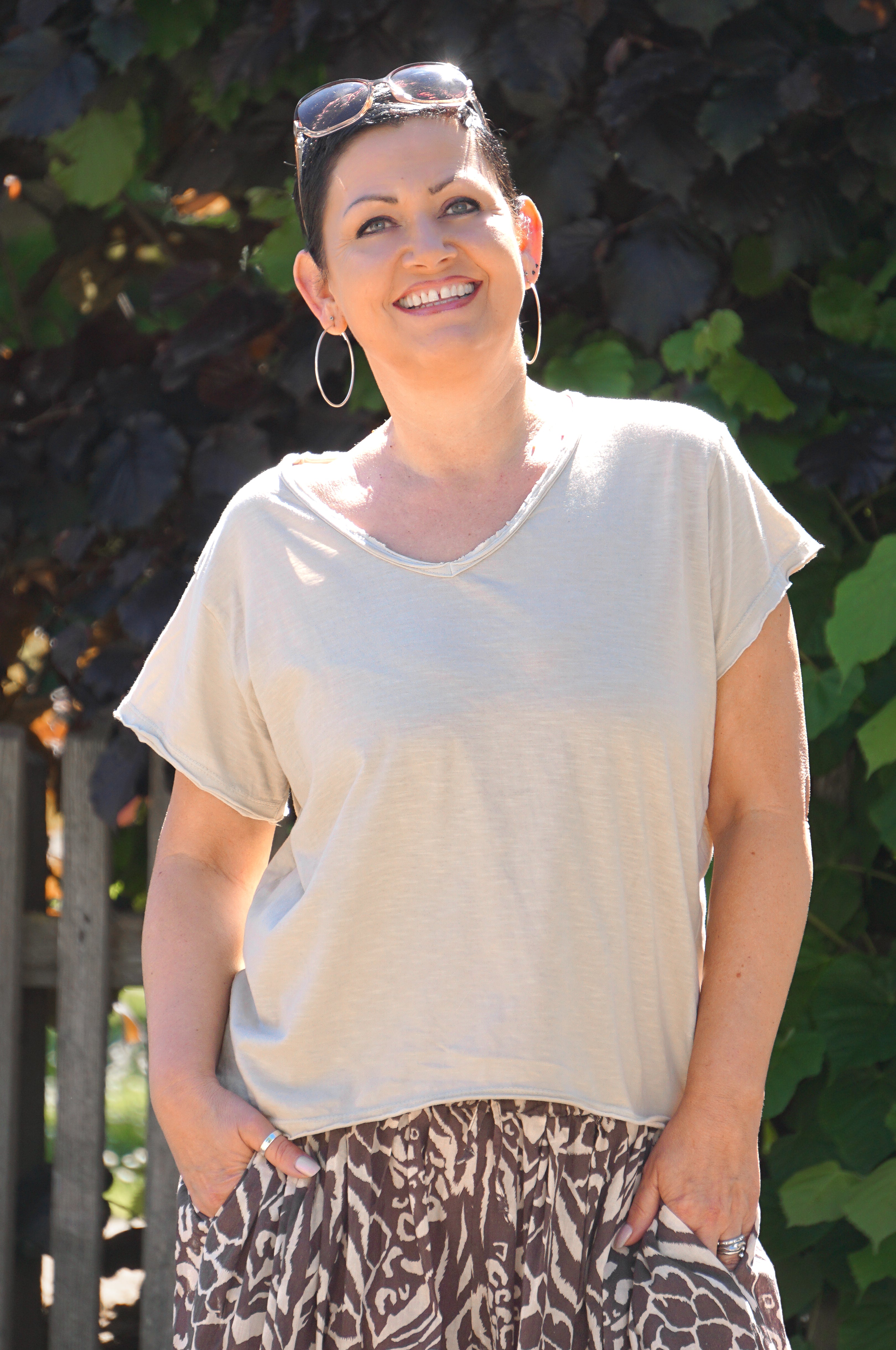 Basic T-Shirt, beige