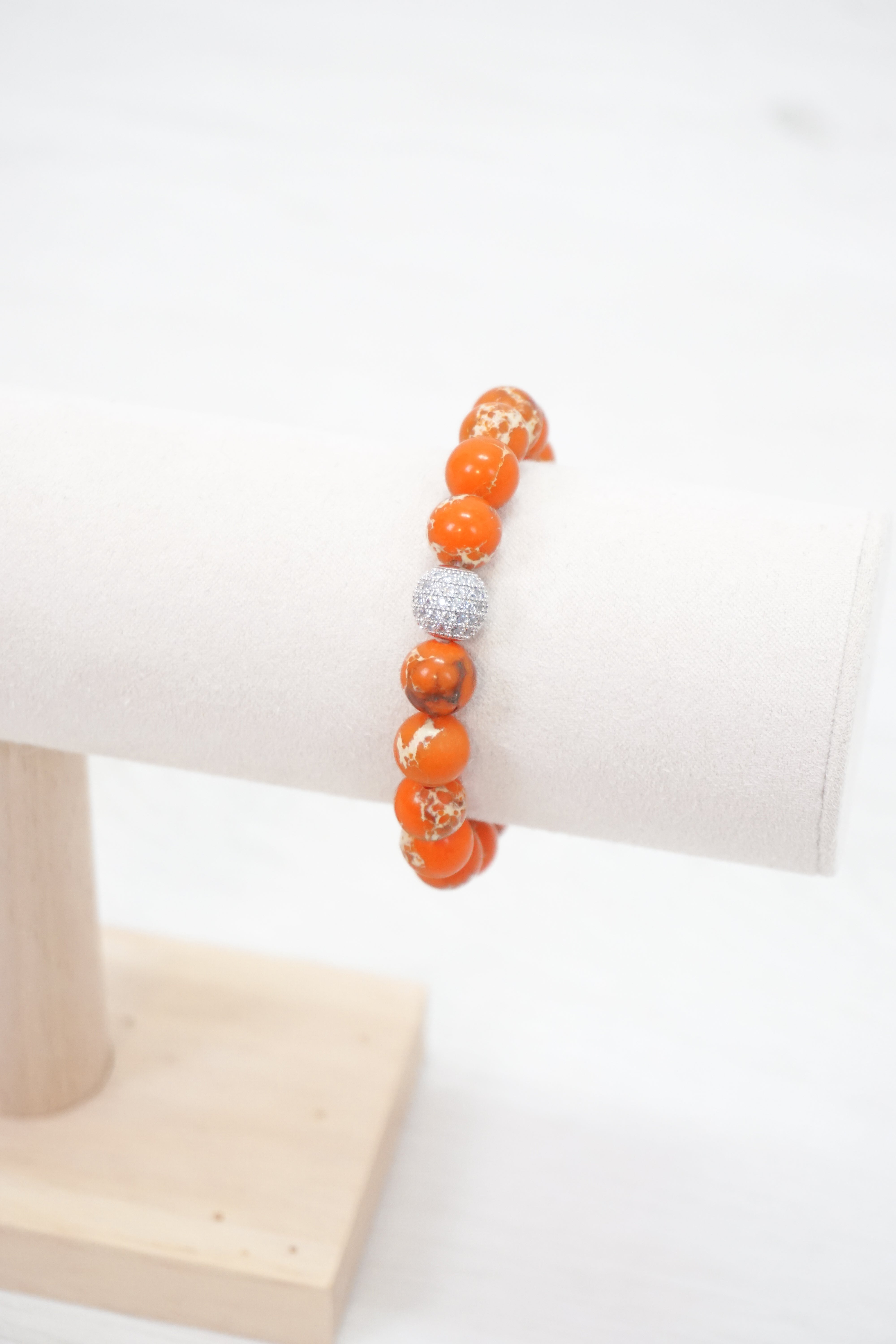 Armband "Stones", orange