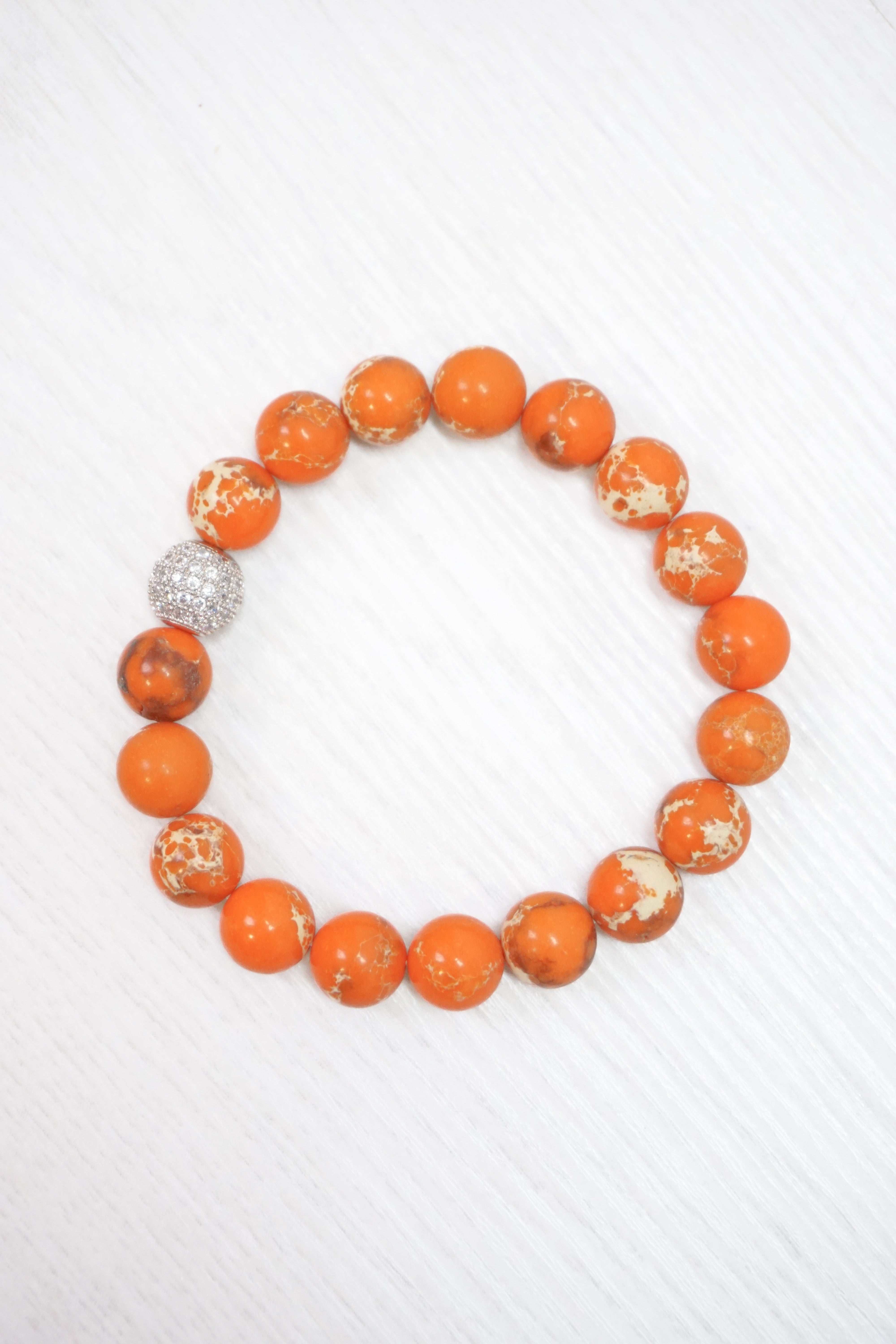 Armband "Stones", orange
