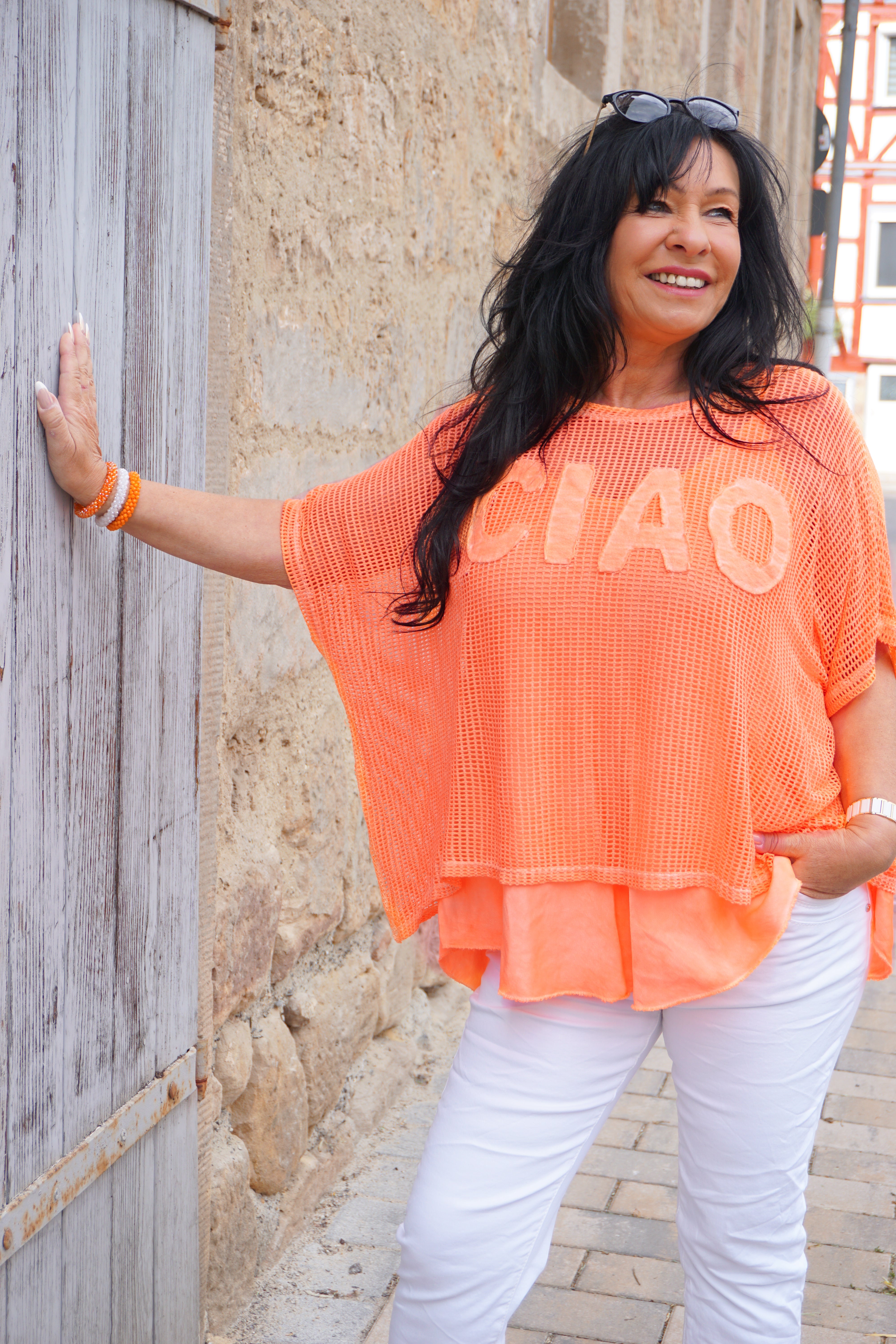 Basic Satintop, neonorange