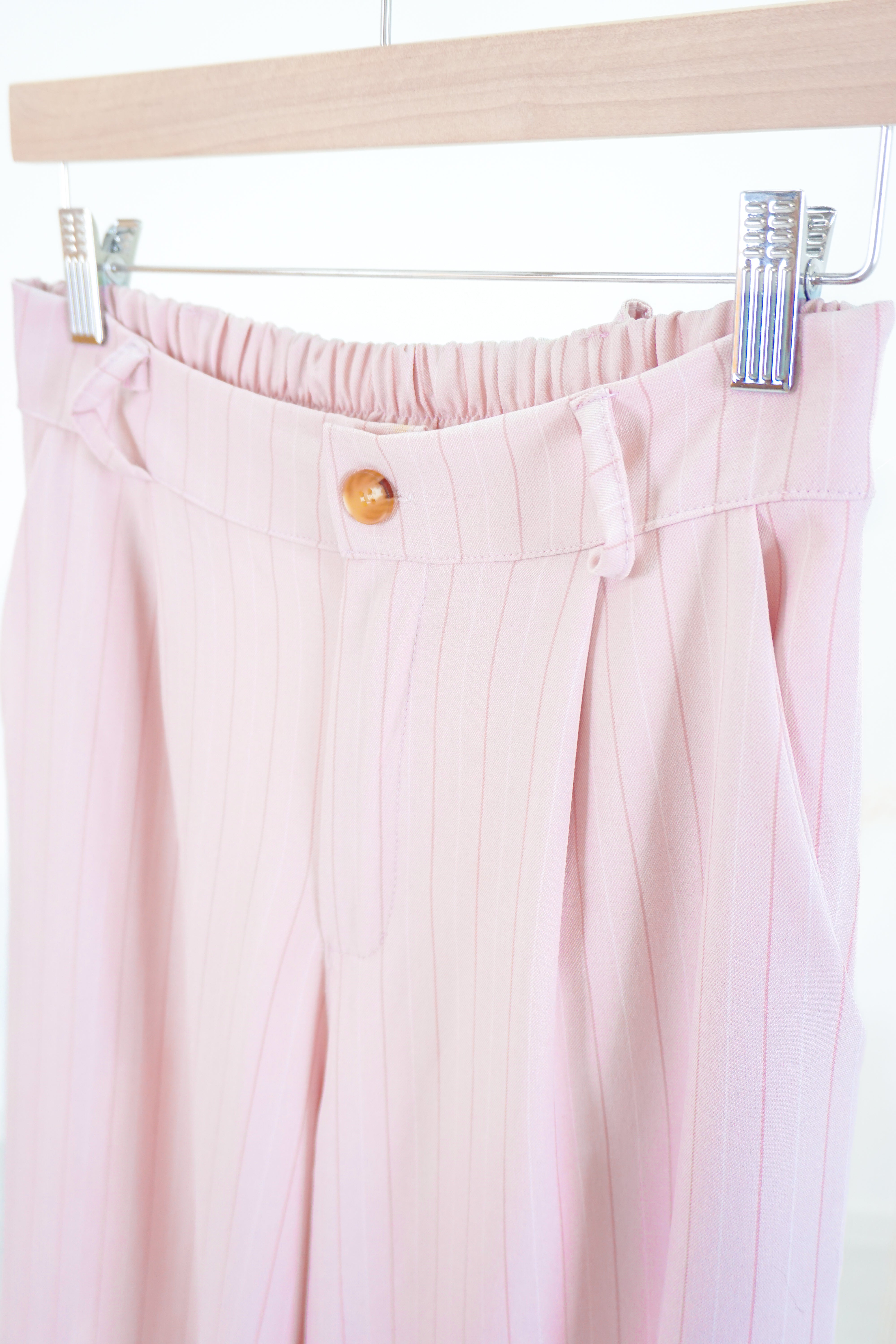 Hose mit geradem Bein & Nadelstreifen