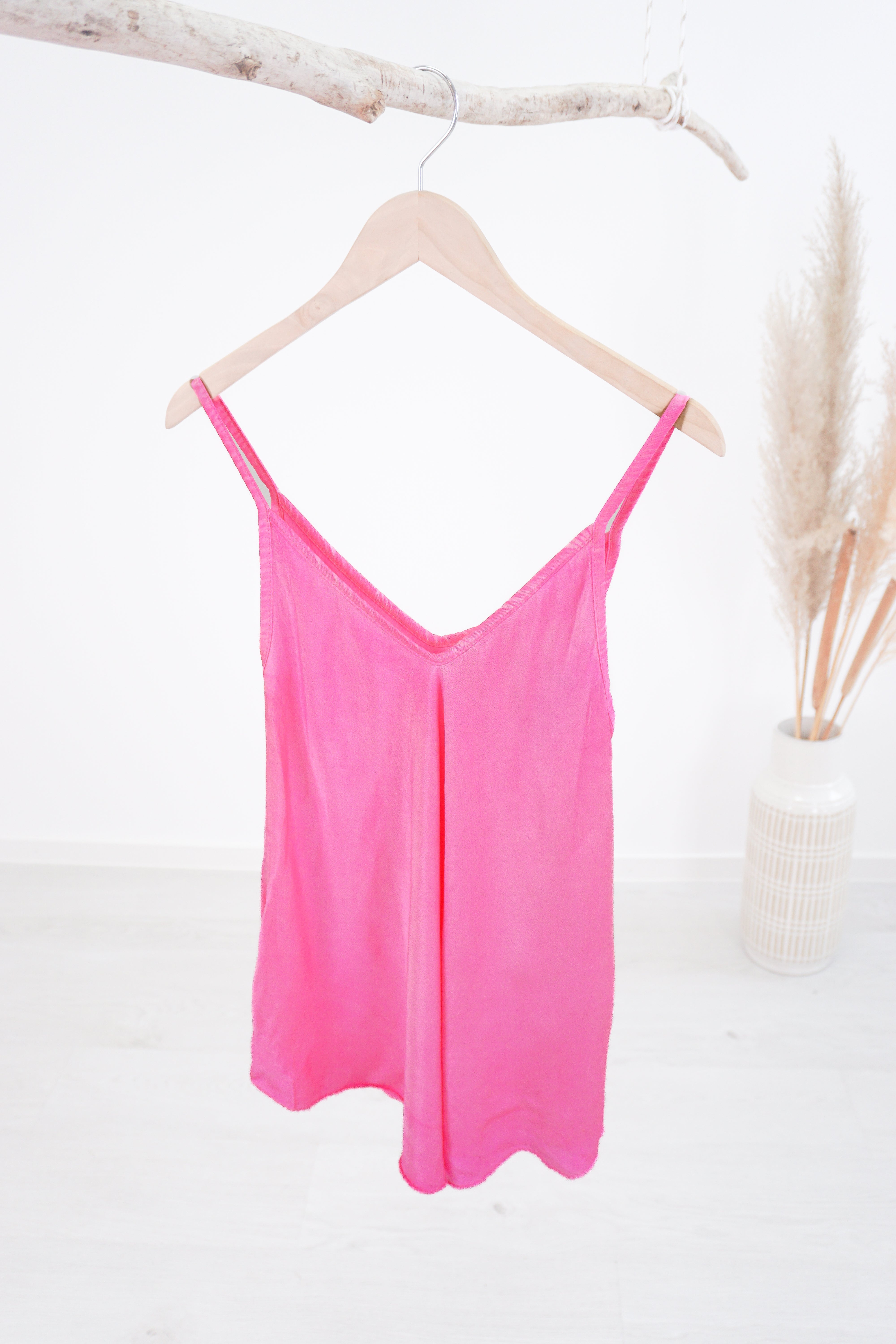 Basic Satintop, neonpink