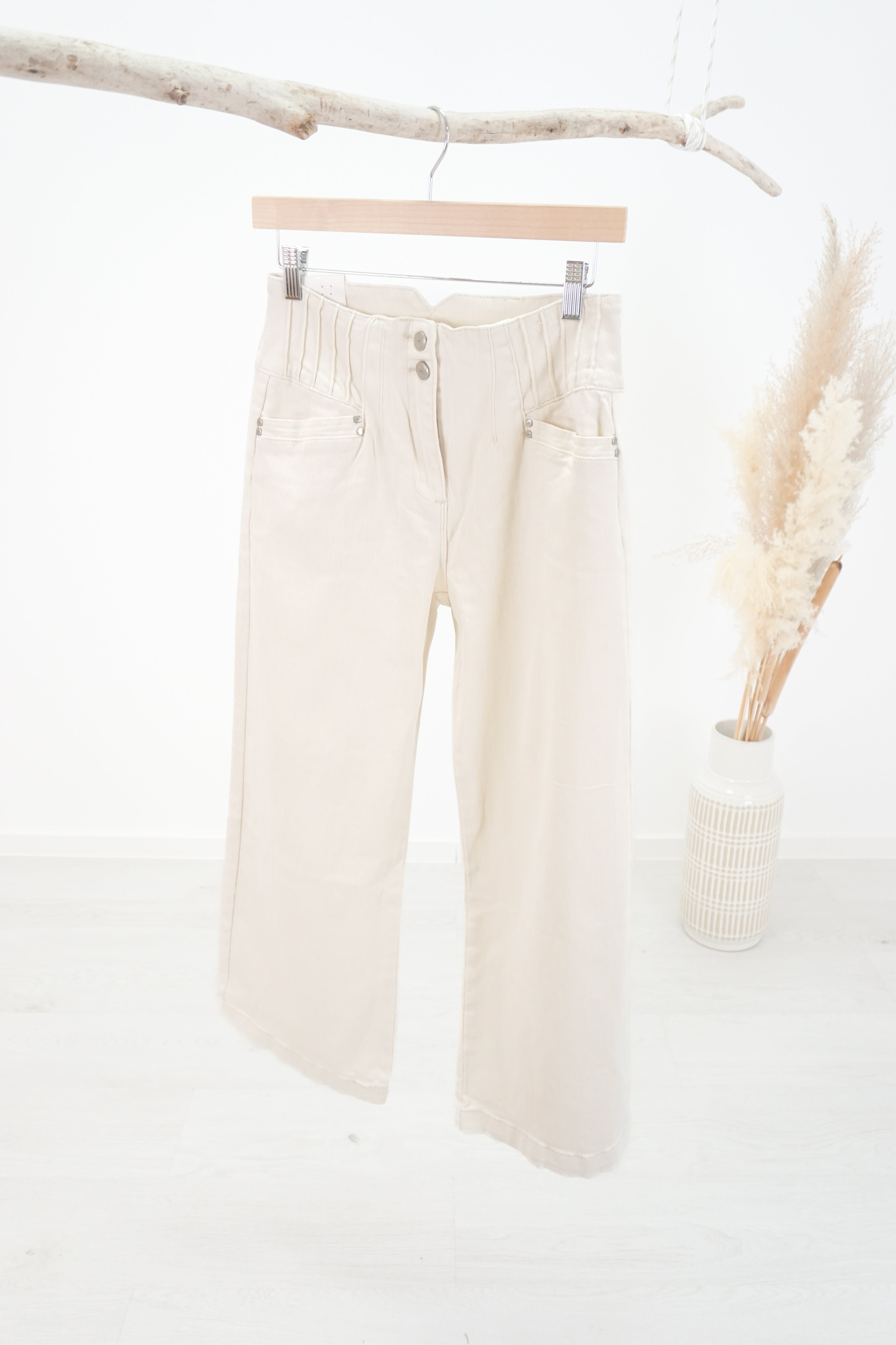 Jeans mit hohem Bund von Zac & Zoe mit geradem Bein