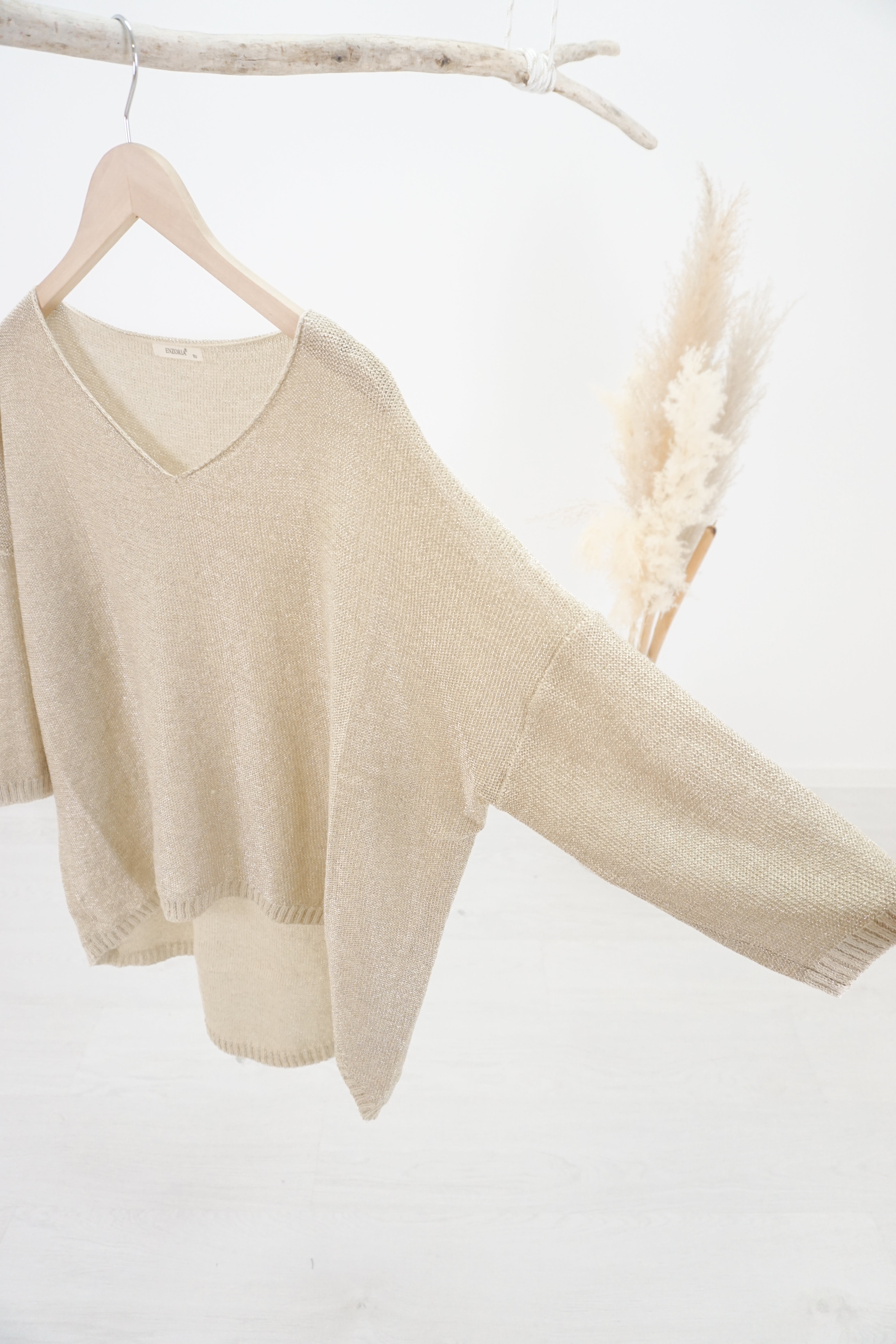 Häkelshirt "golden glamour"