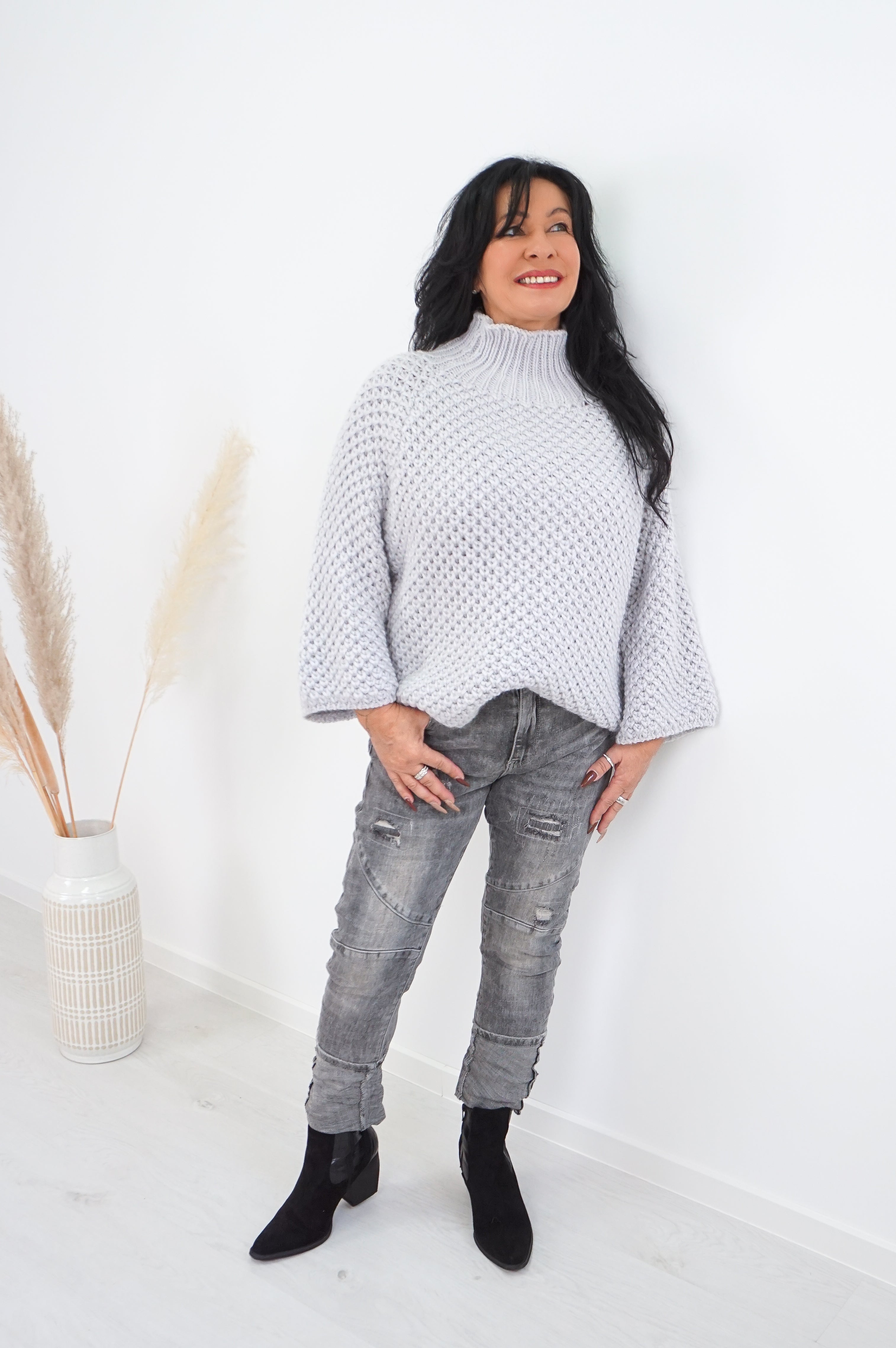 Sexy Woman Jeans im used Look