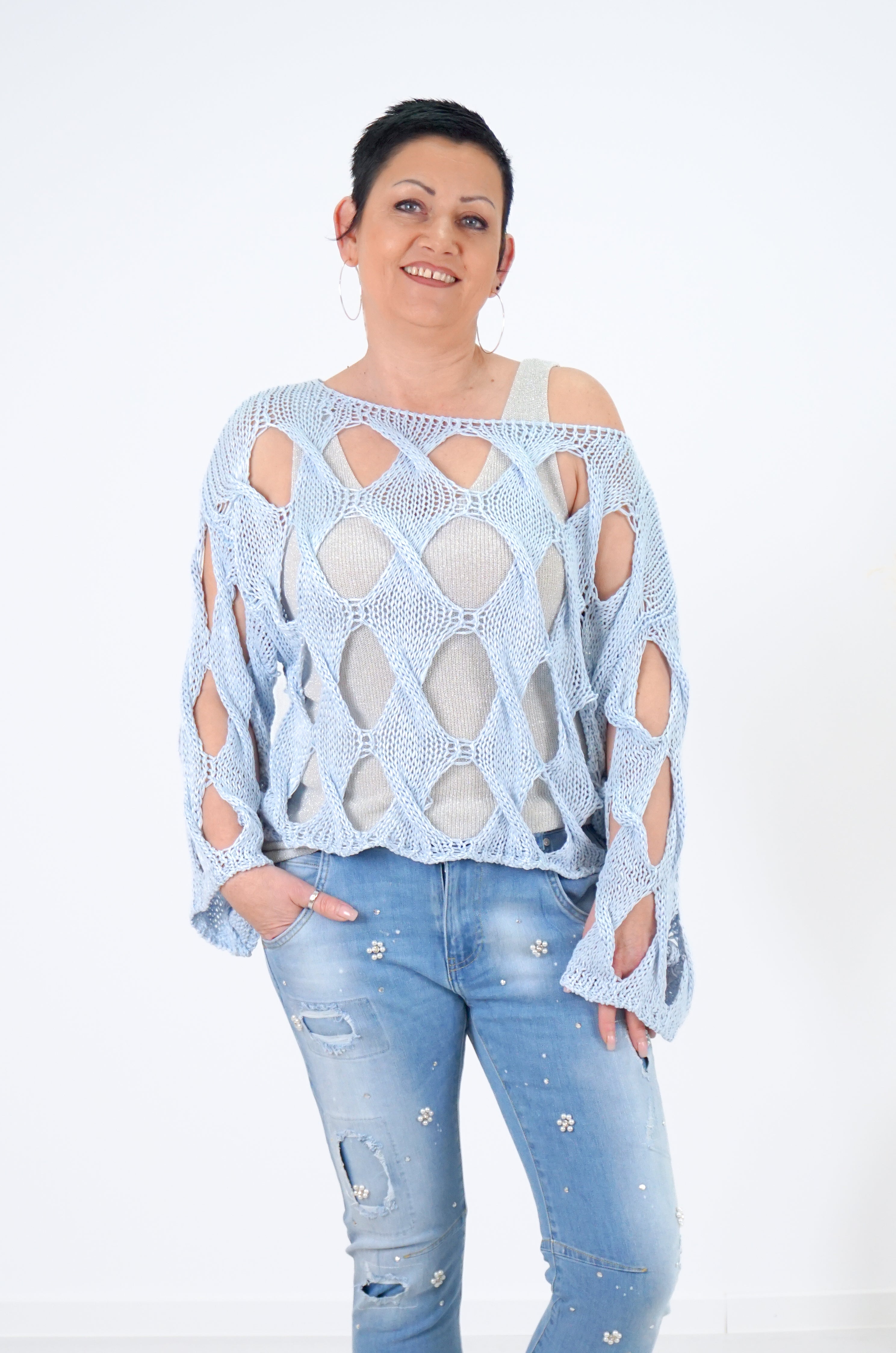 Verspieltes Häkelshirt