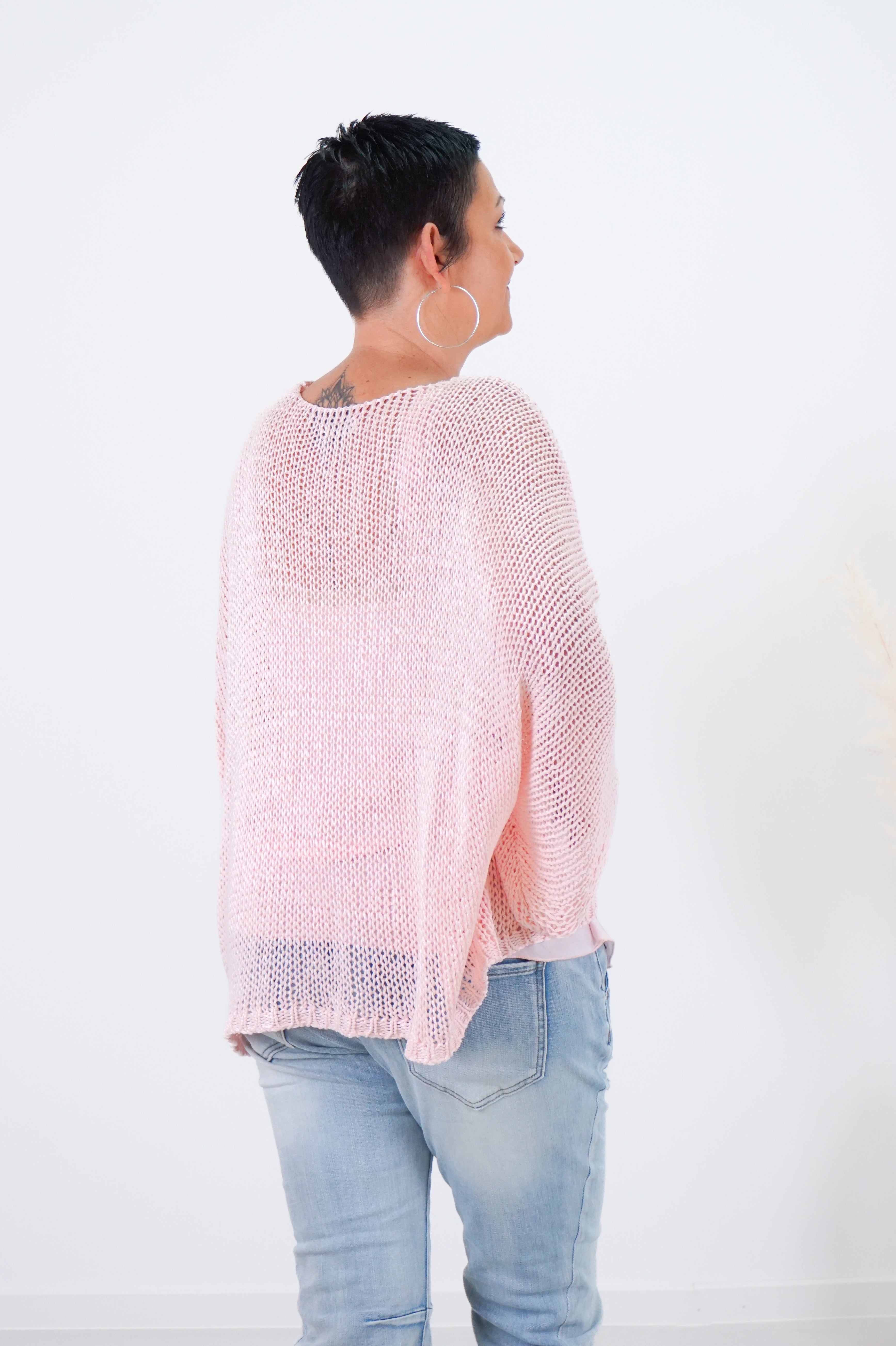 Häkelshirt, rosa