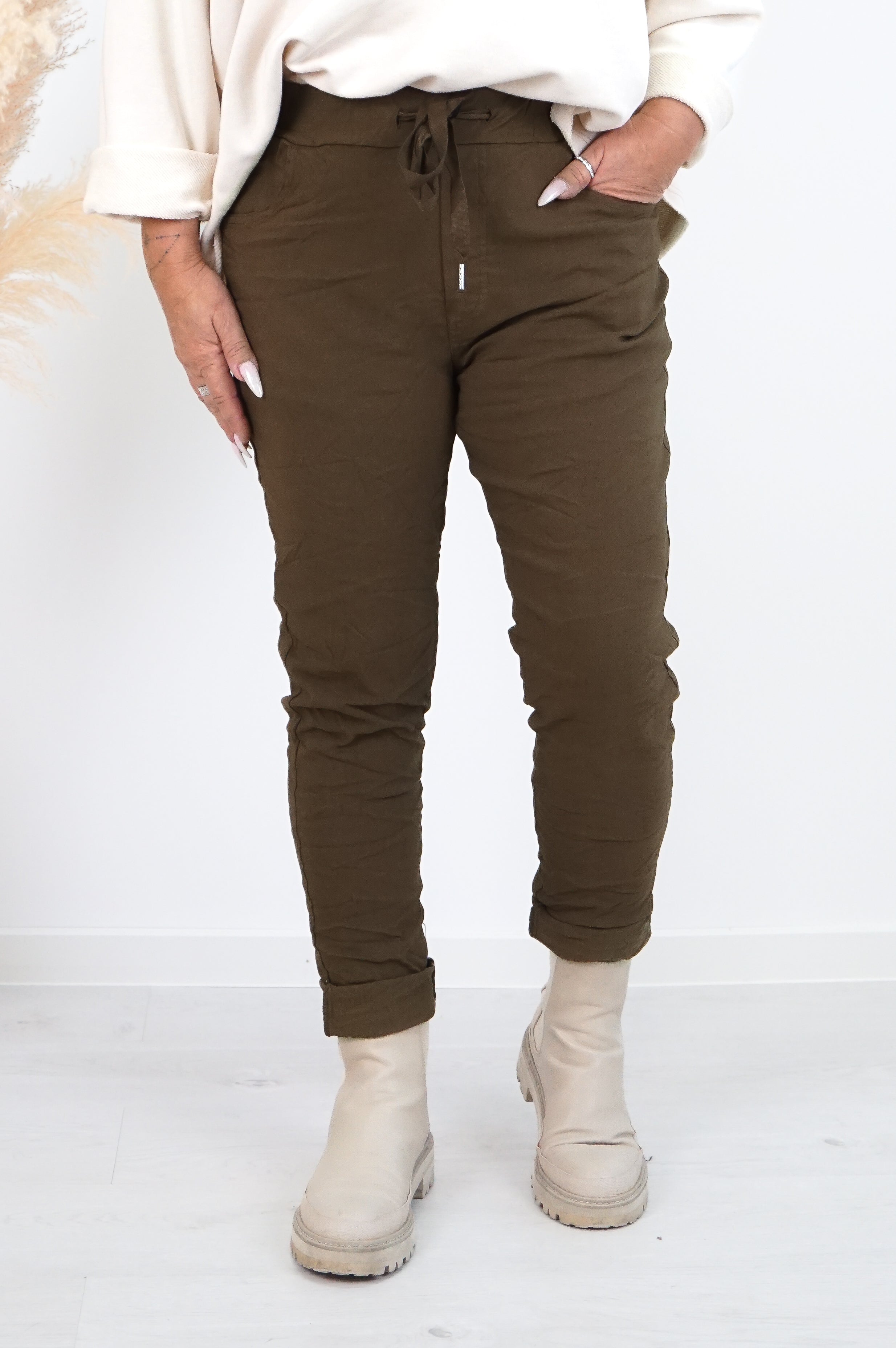 Jogpant „classic“, braun