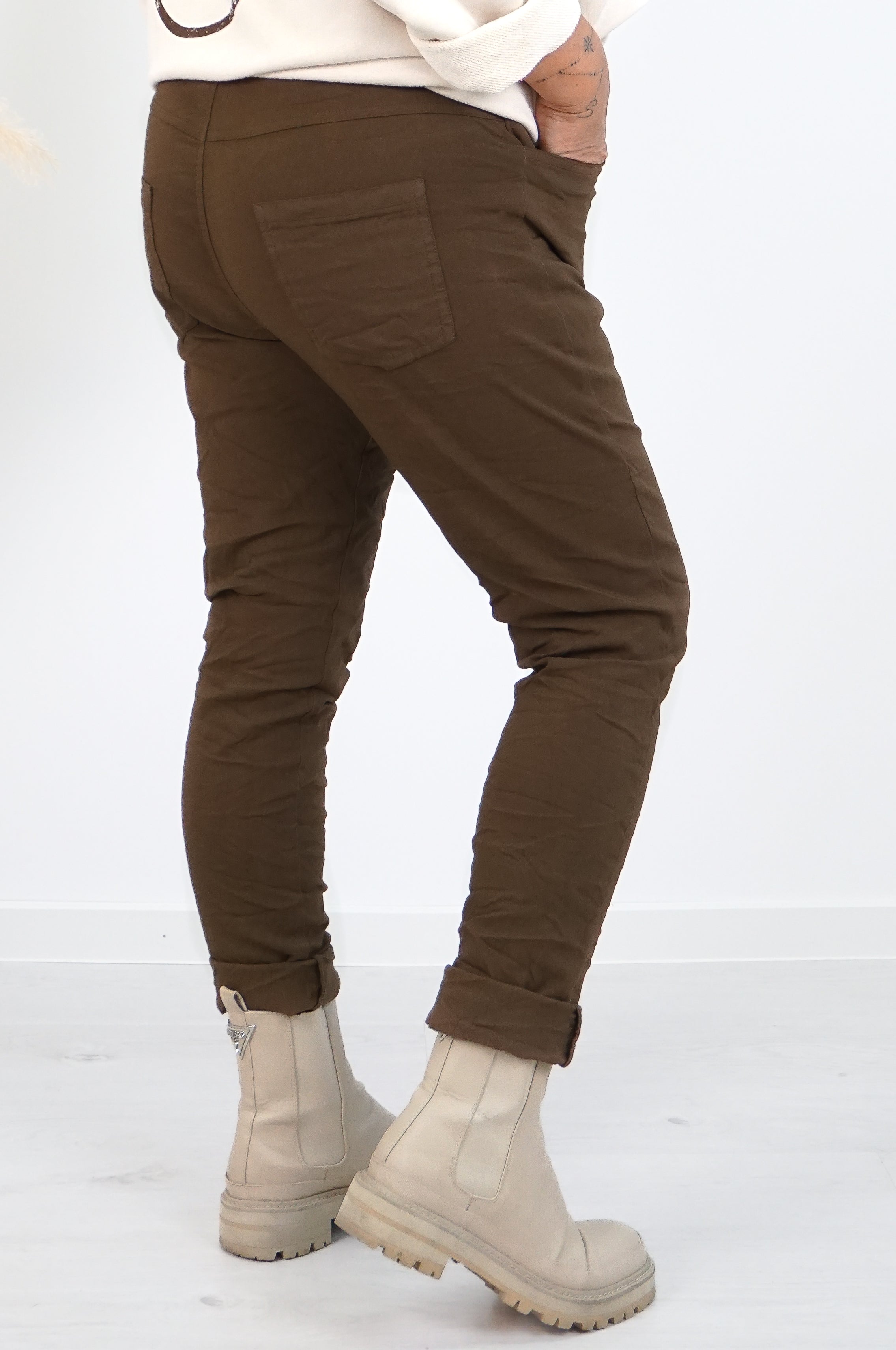 Jogpant „classic“, braun