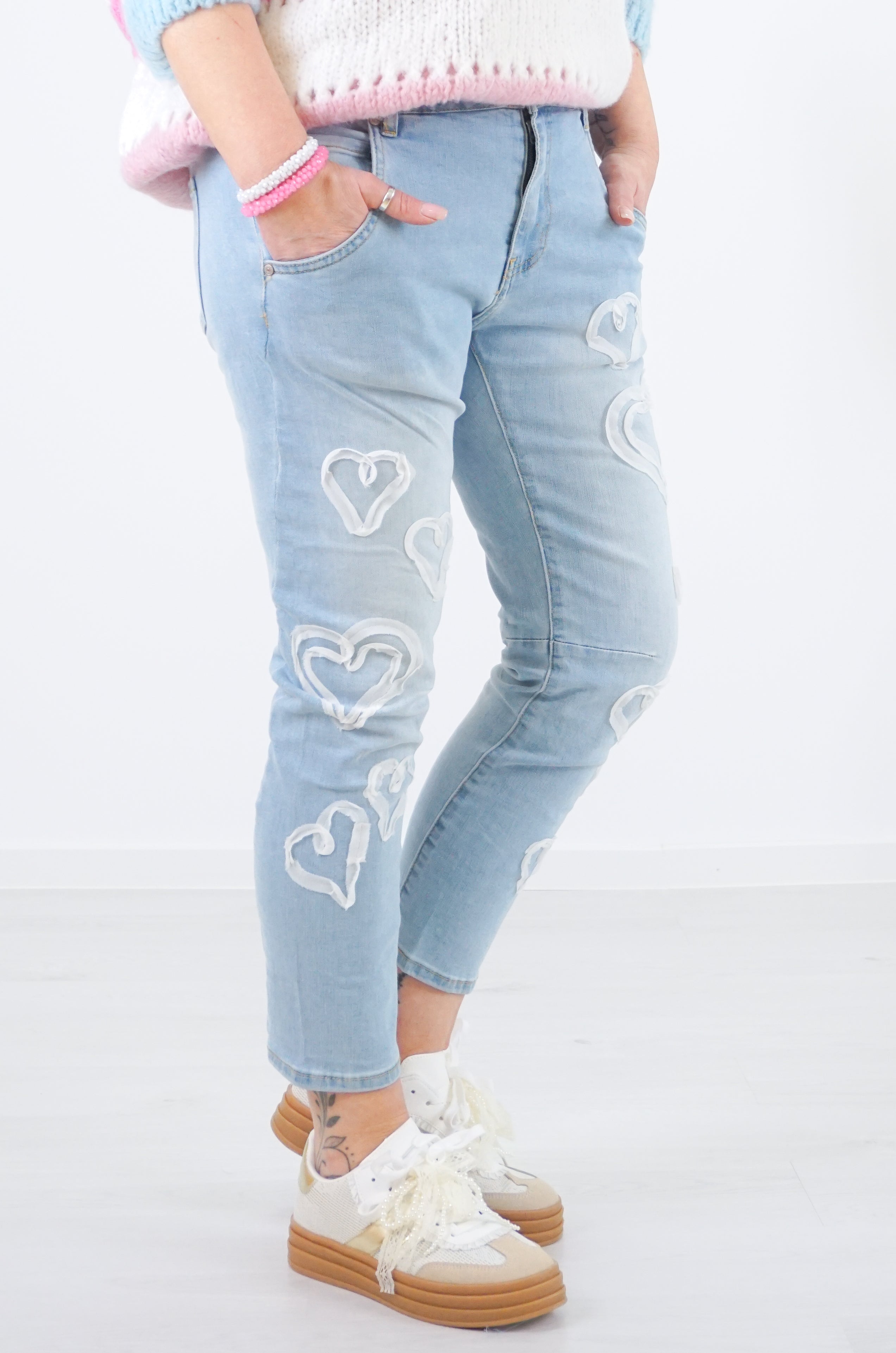 Sexy Woman Jeans “hearts“
